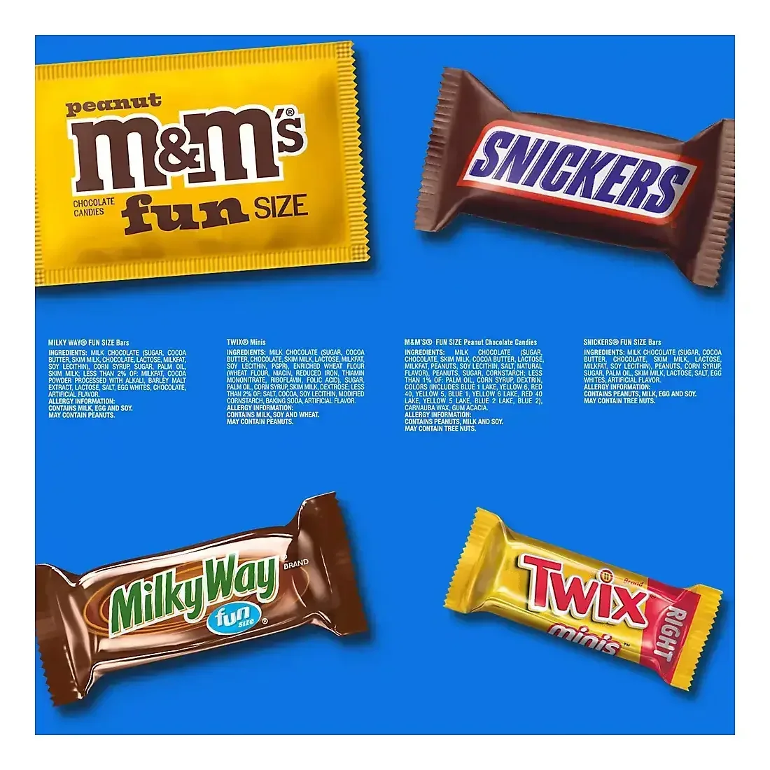 Snickers, M&M's, Milky Way & Twix Halloween Chocolate Candy Variety Pack, Bulk Bag, 115 ct. - Image 3
