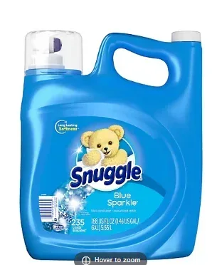 Snuggle Blue Sparkle Liquid Fabric Softener, 188 oz.