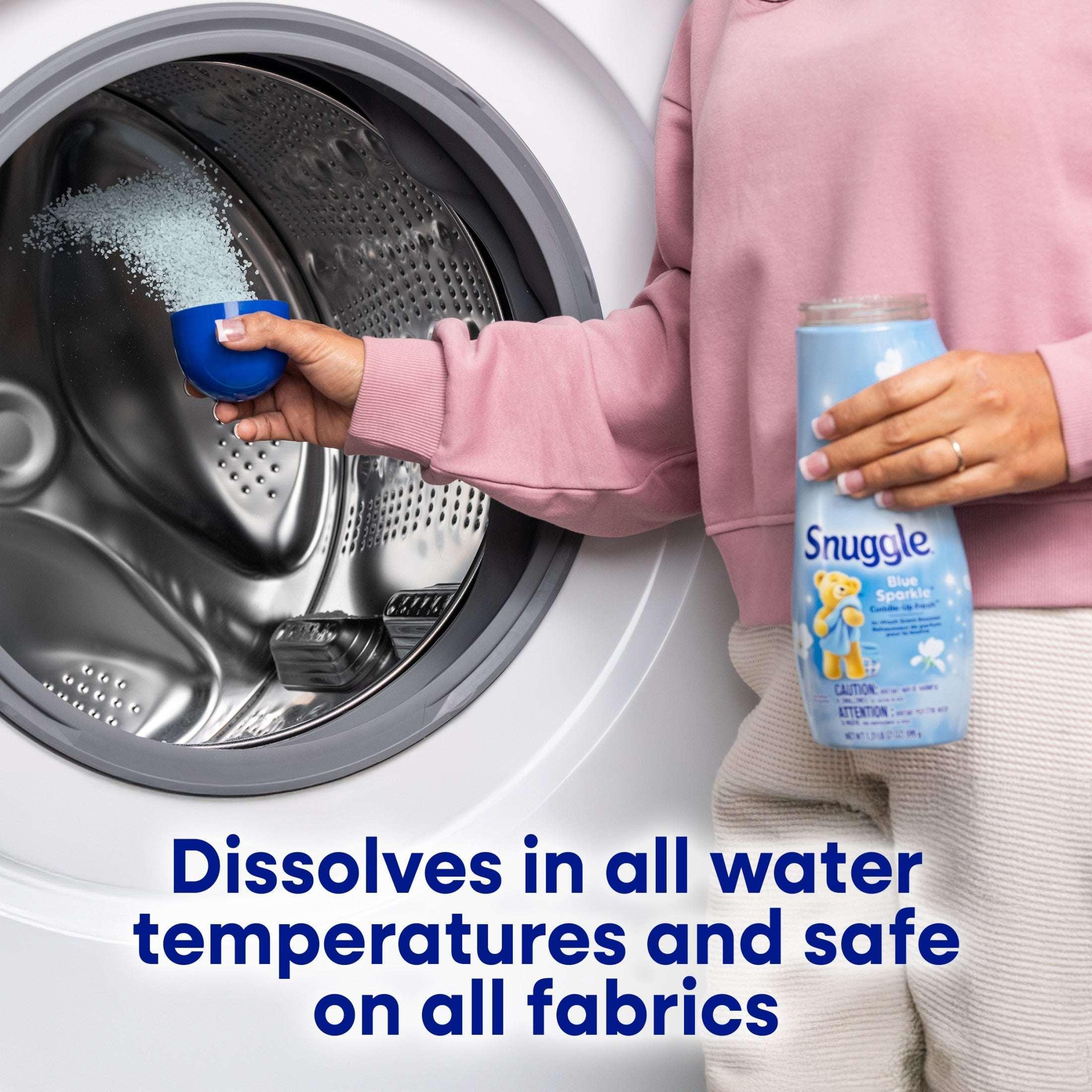Snuggle In Wash Scent Booster, Blue Sparkle, 39 oz - Image 5