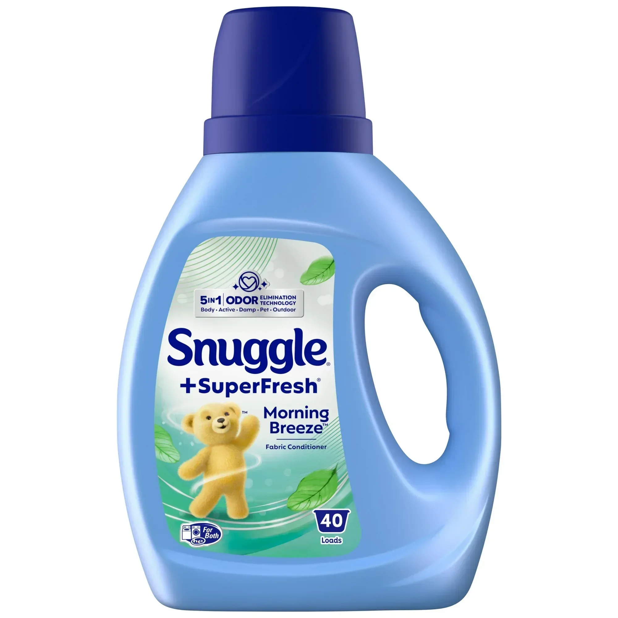 Snuggle SuperFresh Liquid Fabric Softener with Odor Eliminating Technology, Morning Breeze, 35.7 oz, 40 Loads - Image 9