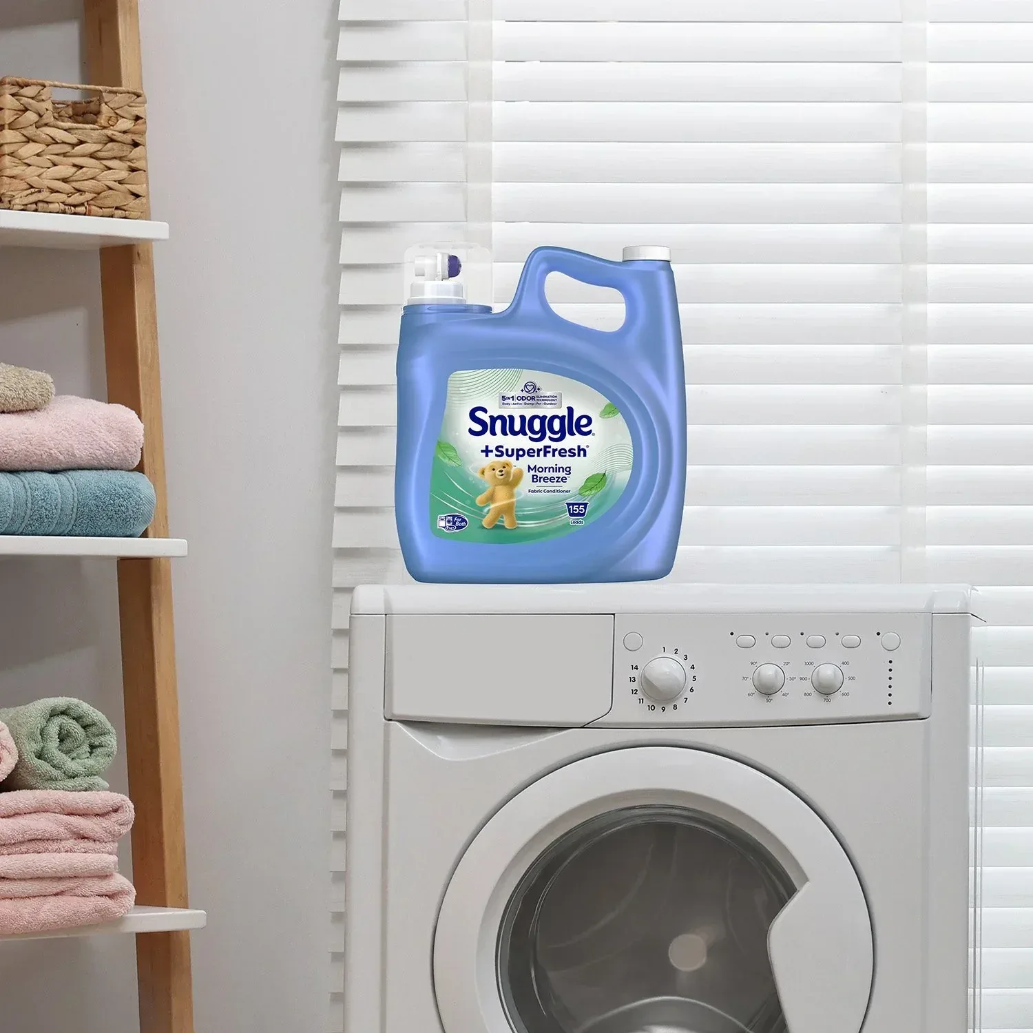 Snuggle SuperFresh Morning Breeze 138.4oz Liquid Fabric Conditioner - Image 4