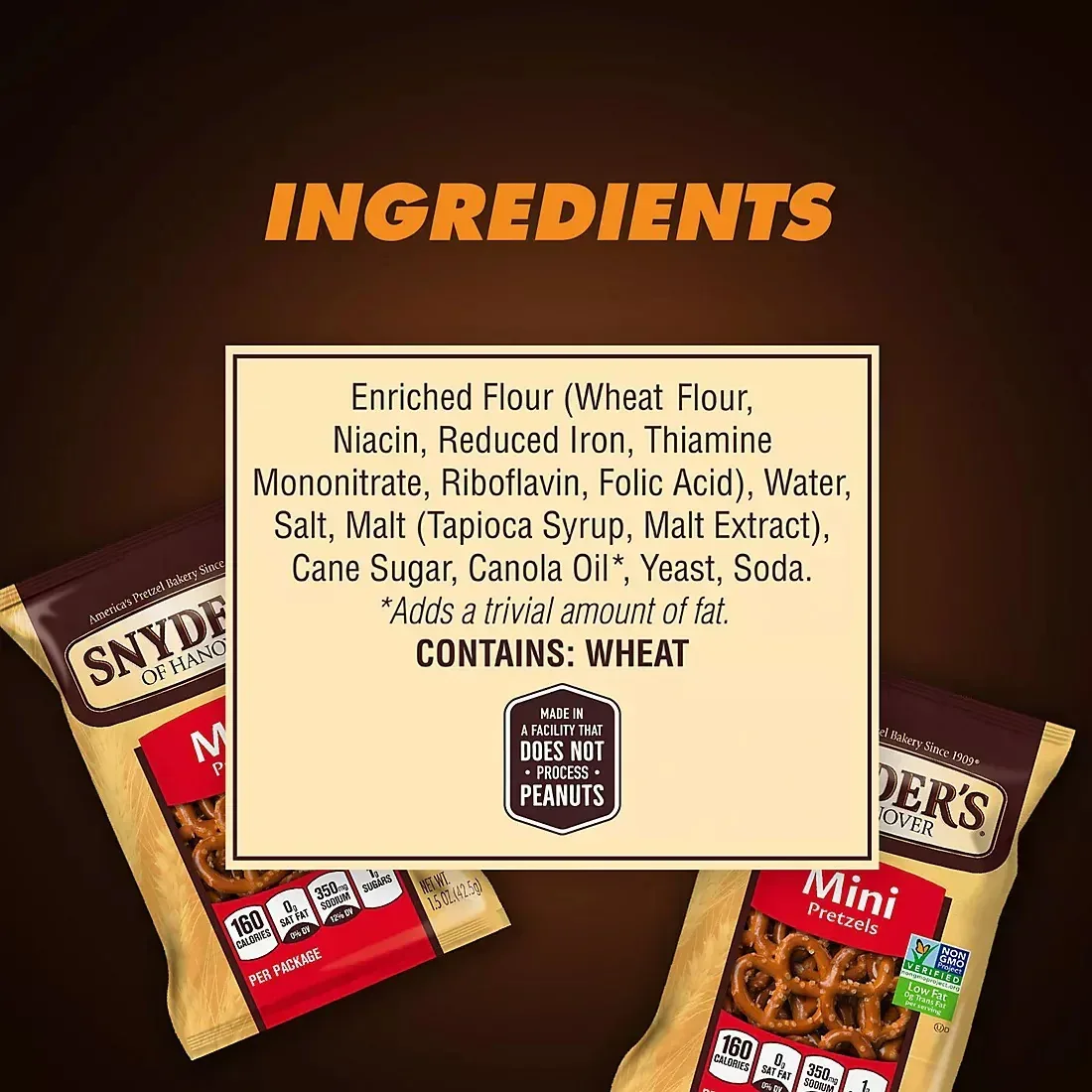 Snyder's of Hanover Mini Pretzels, 100 Calorie Individual Packs, 36 ct. - Image 3