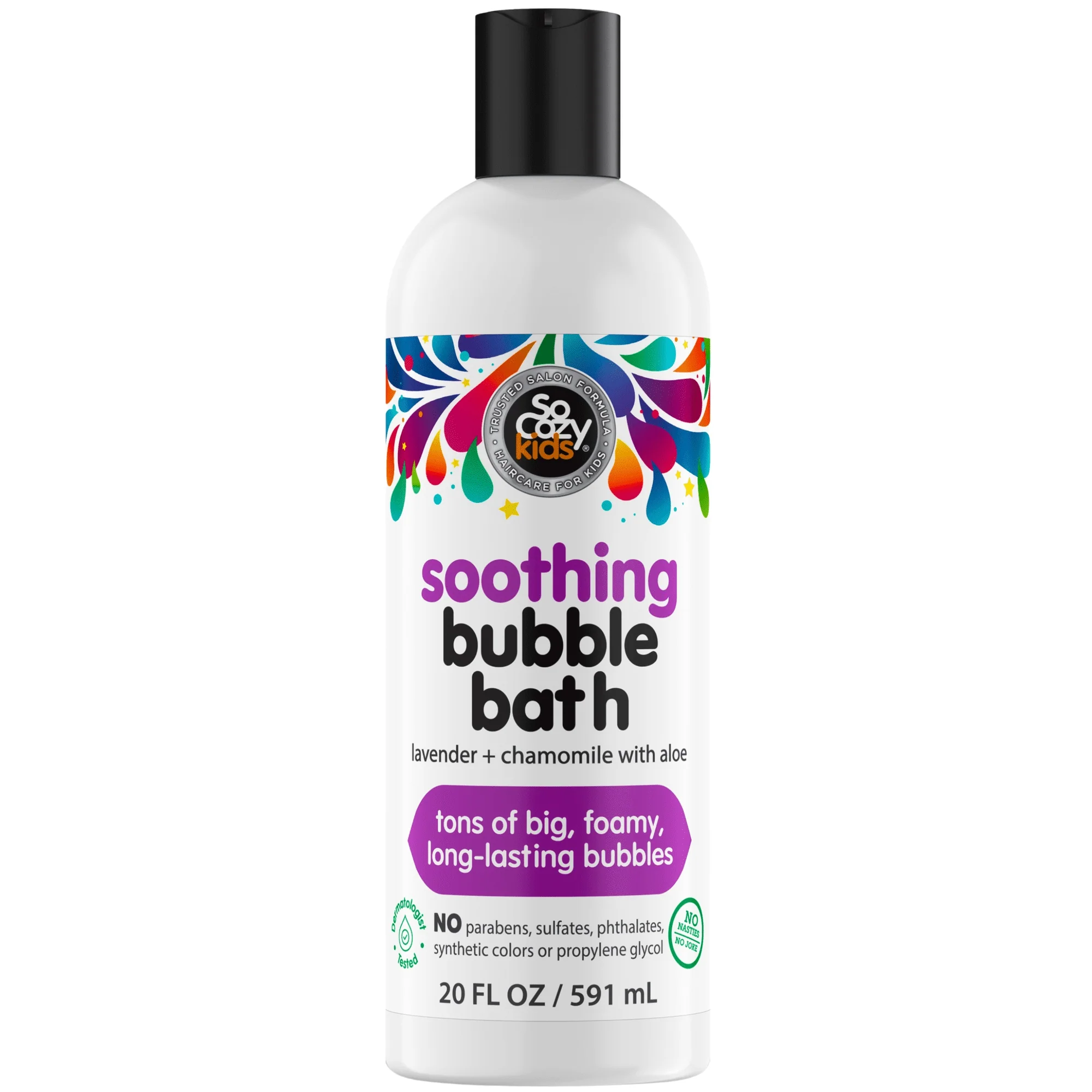 SoCozy Kids Apple & Citrus Moisturizing Bubble Bath & Body Wash, 20 fl oz - Image 9