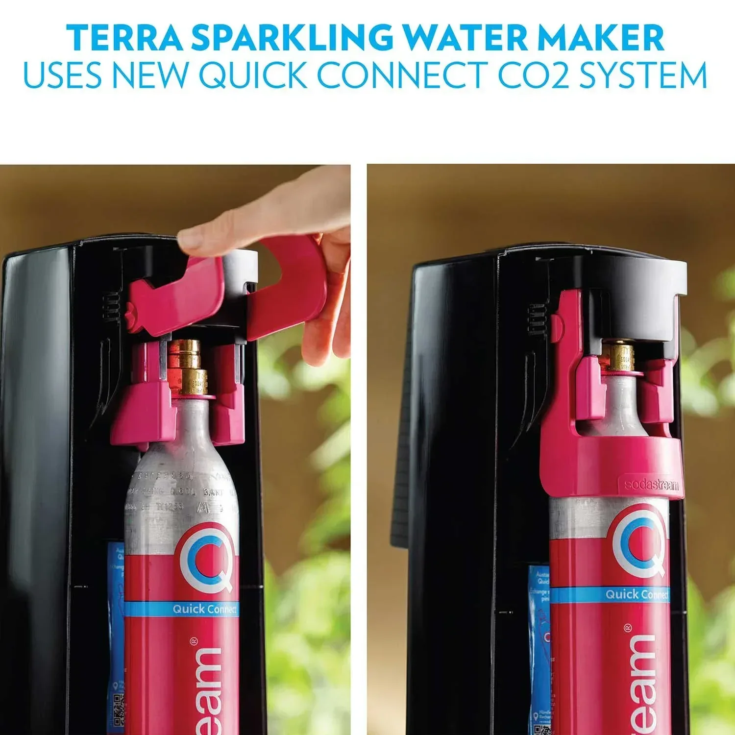 SodaStream Terra Starter Kit with Cherry Bubly Designed Bottle - Image 4