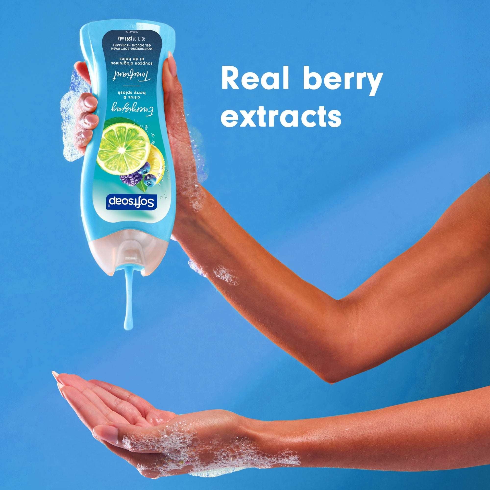 Softsoap Energizing Moisturizing Body Wash, Citrus and Berry Splash Scent, 20 fl oz - Image 5