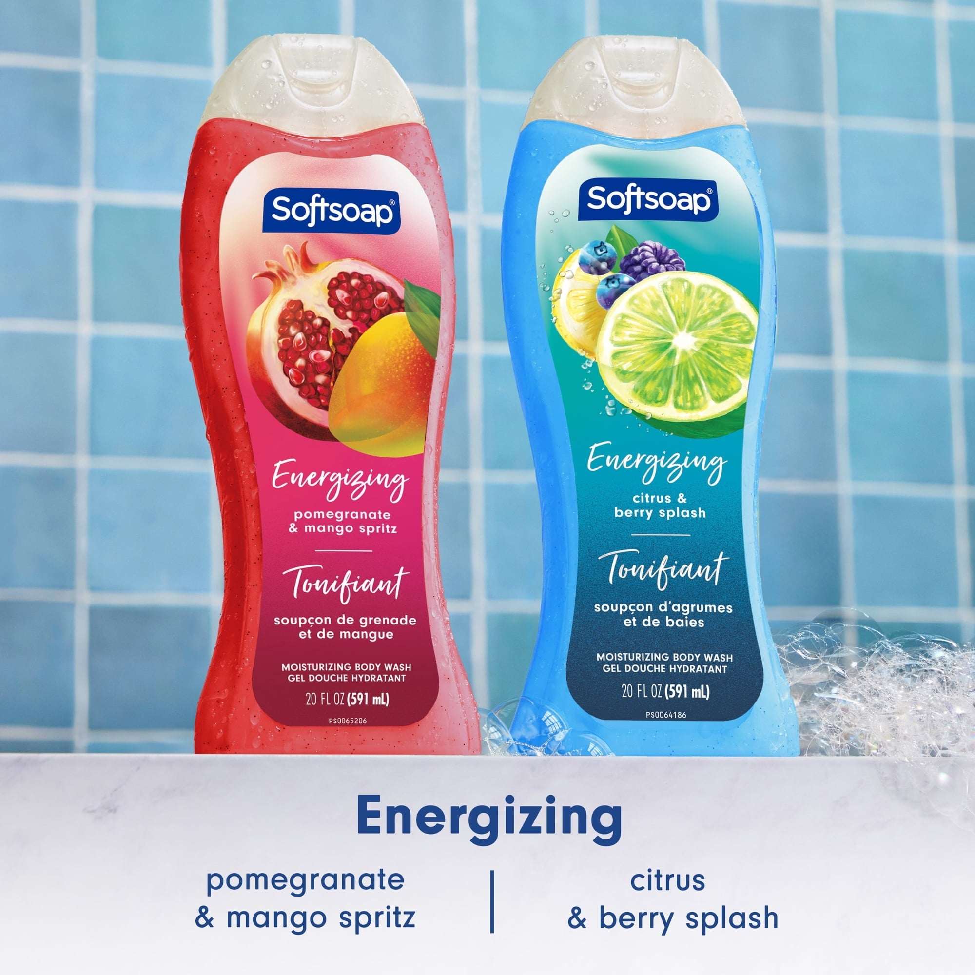 Softsoap Energizing Moisturizing Body Wash, Citrus and Berry Splash Scent, 20 fl oz - Image 7