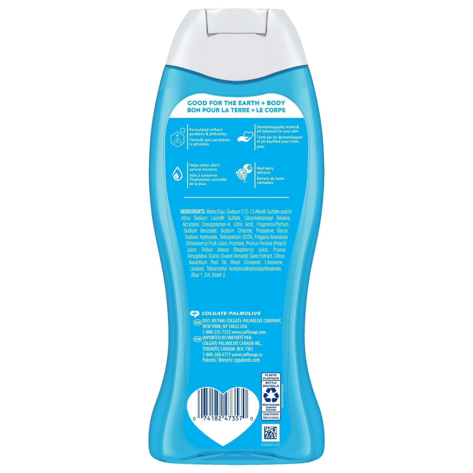 Softsoap Energizing Moisturizing Body Wash, Citrus and Berry Splash Scent, 20 fl oz - Image 9