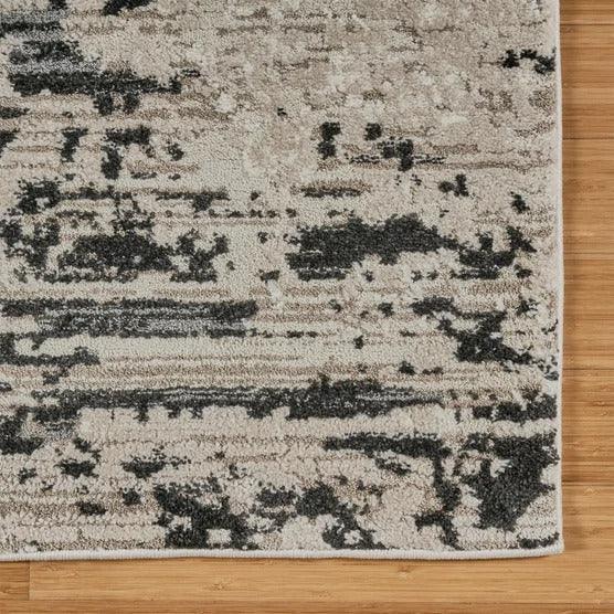 Solaris Runner Rug, Argent Charcoal, 2’2” x 6’ - Image 4