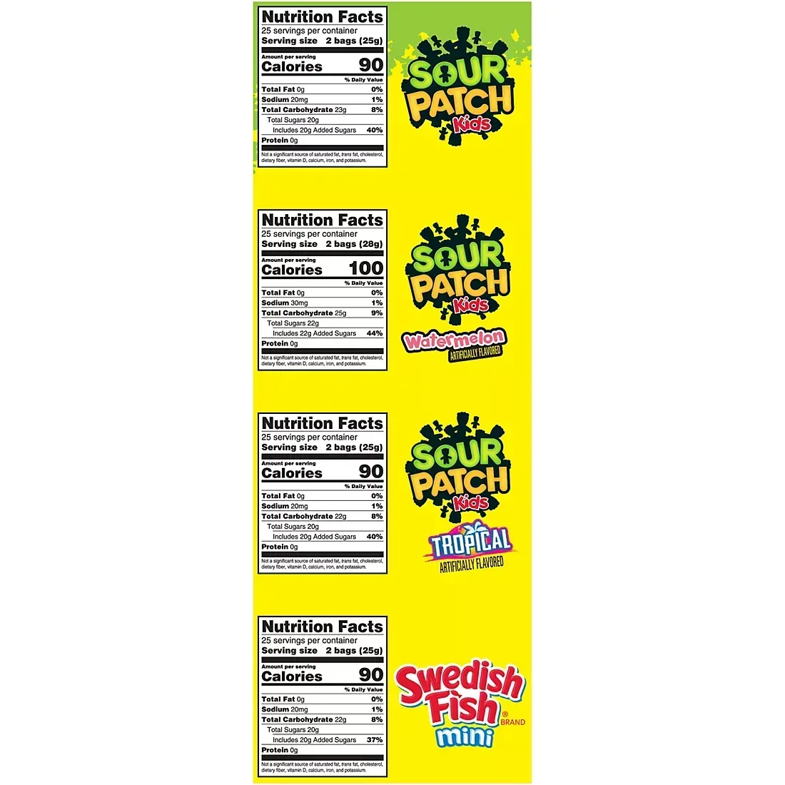 Sour Patch Kids & Swedish Fish Bulk Candy Variety Pack, 200 pk. - Image 3