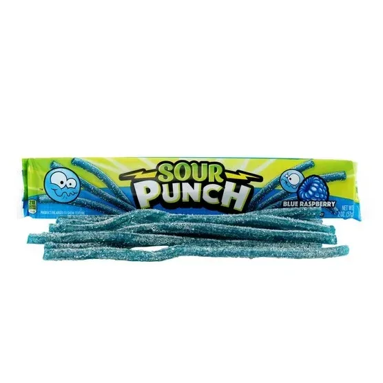 Sour Punch Straws, Blue Raspberry, 2 oz, 24-count - Image 5