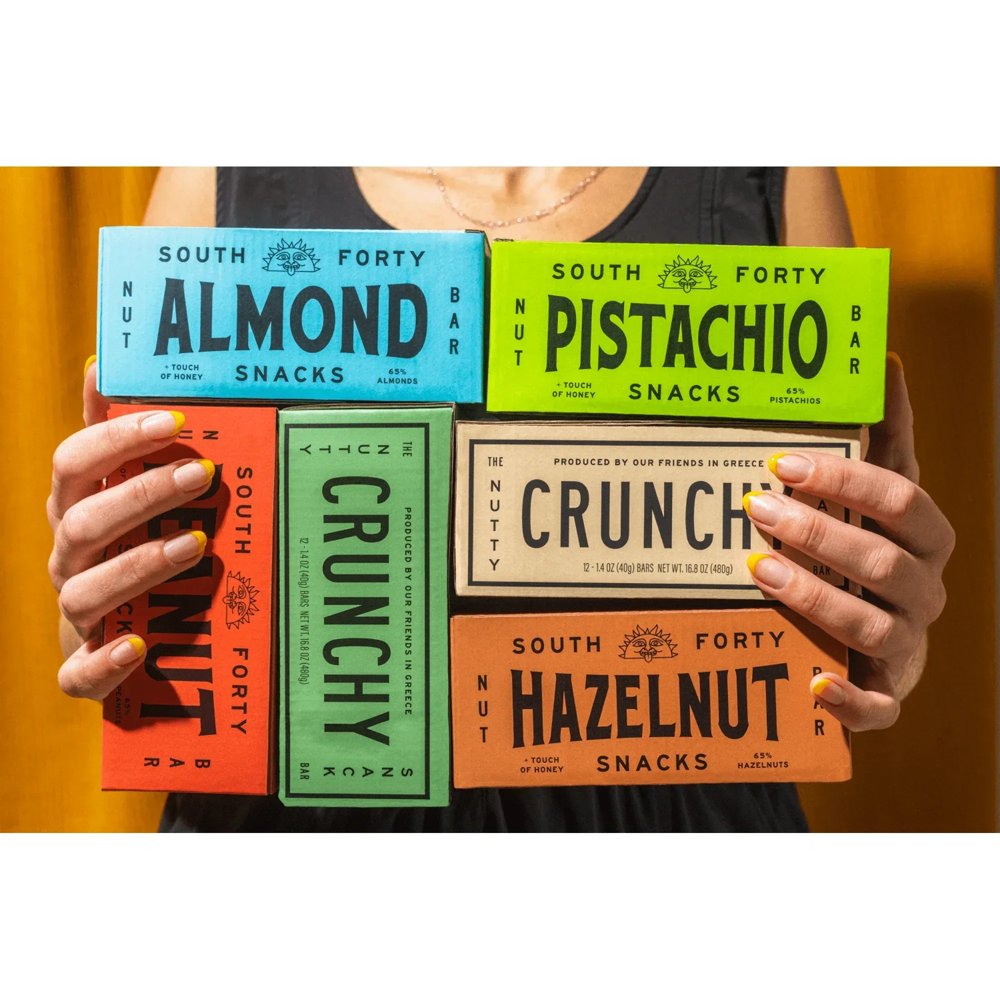 South 40 Snacks Crunchy Pistachio Nut Bars, 12 pack - Image 5