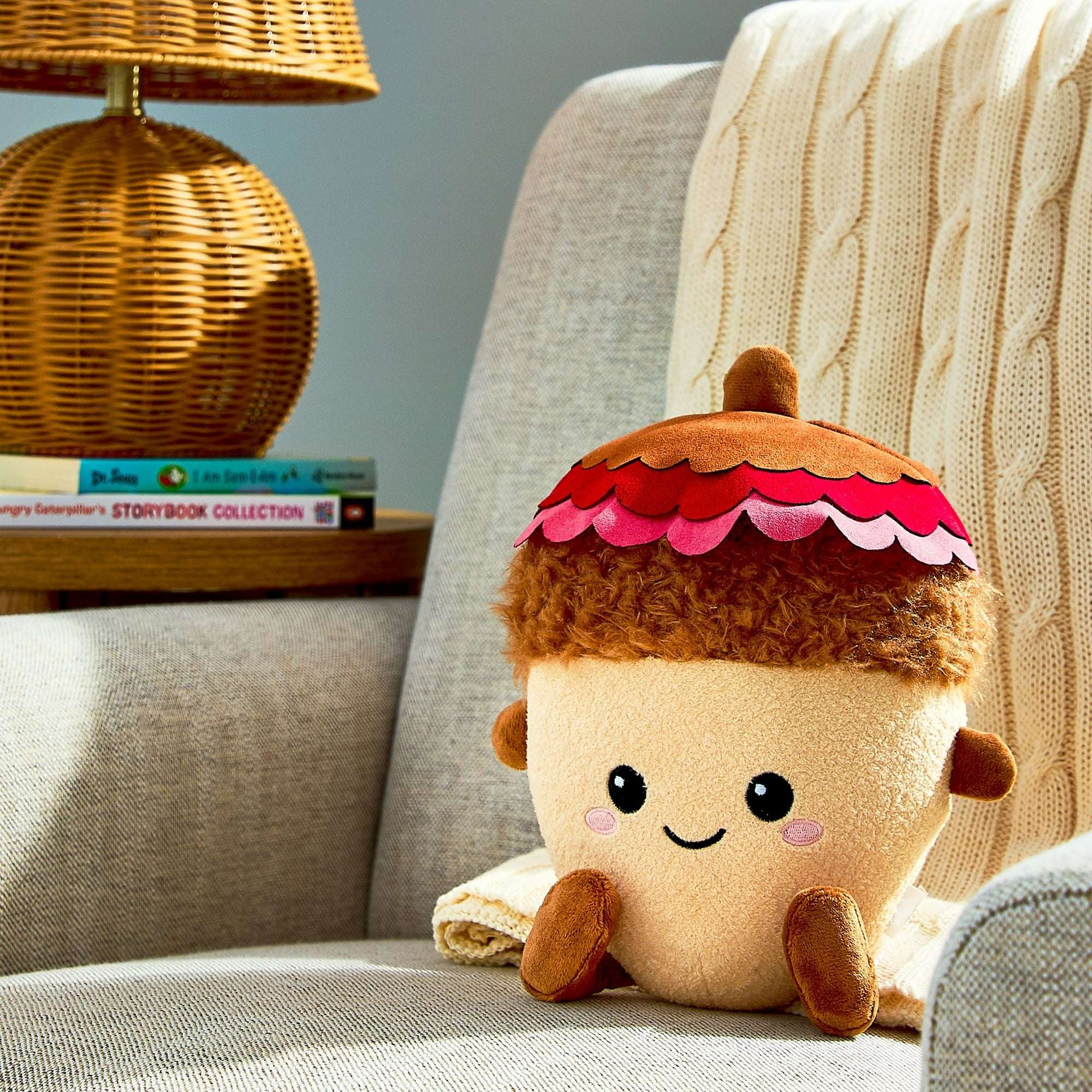 Spark.Create.Imagine. Acorn Plush Toy, Brown, 11" - Image 5