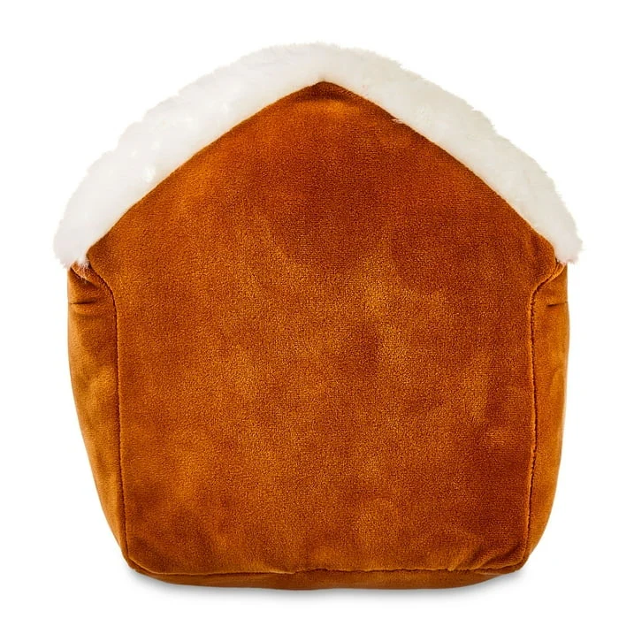 Spark.Create.Imagine. Holiday Plush Gingerbread House Baby Toy, Brown, Infant - Image 3