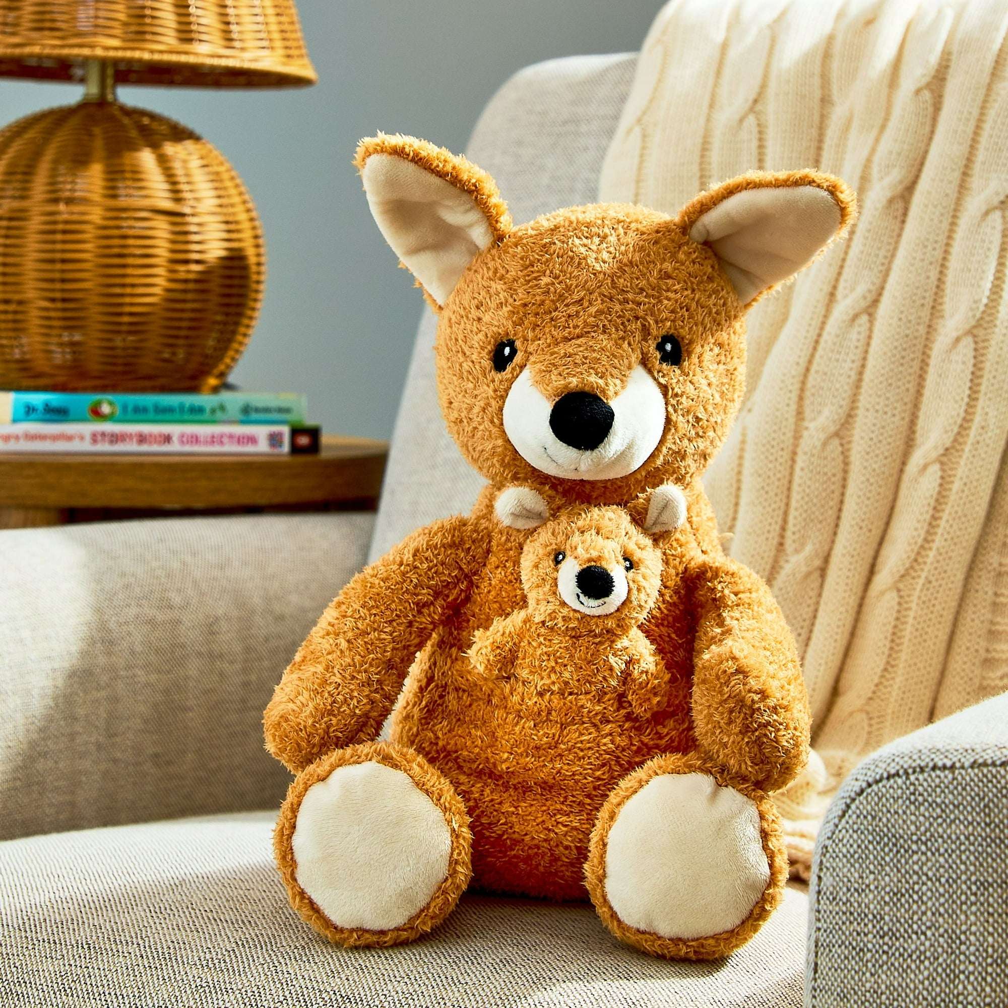 Spark Create Imagine Kangaroo Plush Toy Brown, 14inch - Image 5