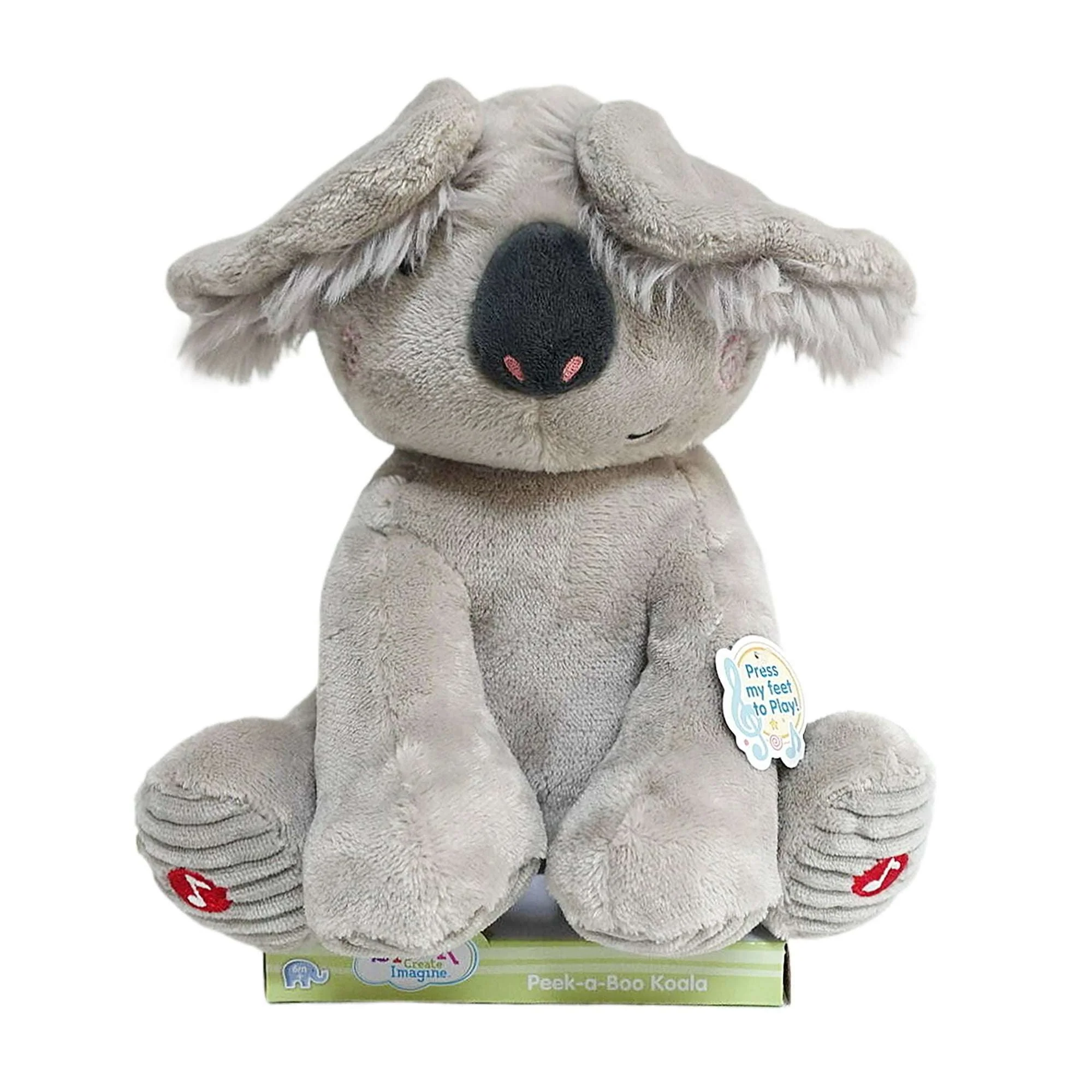 Spark Create Imagine Peek-a-Boo Grey Koala, for All Ages - Image 2