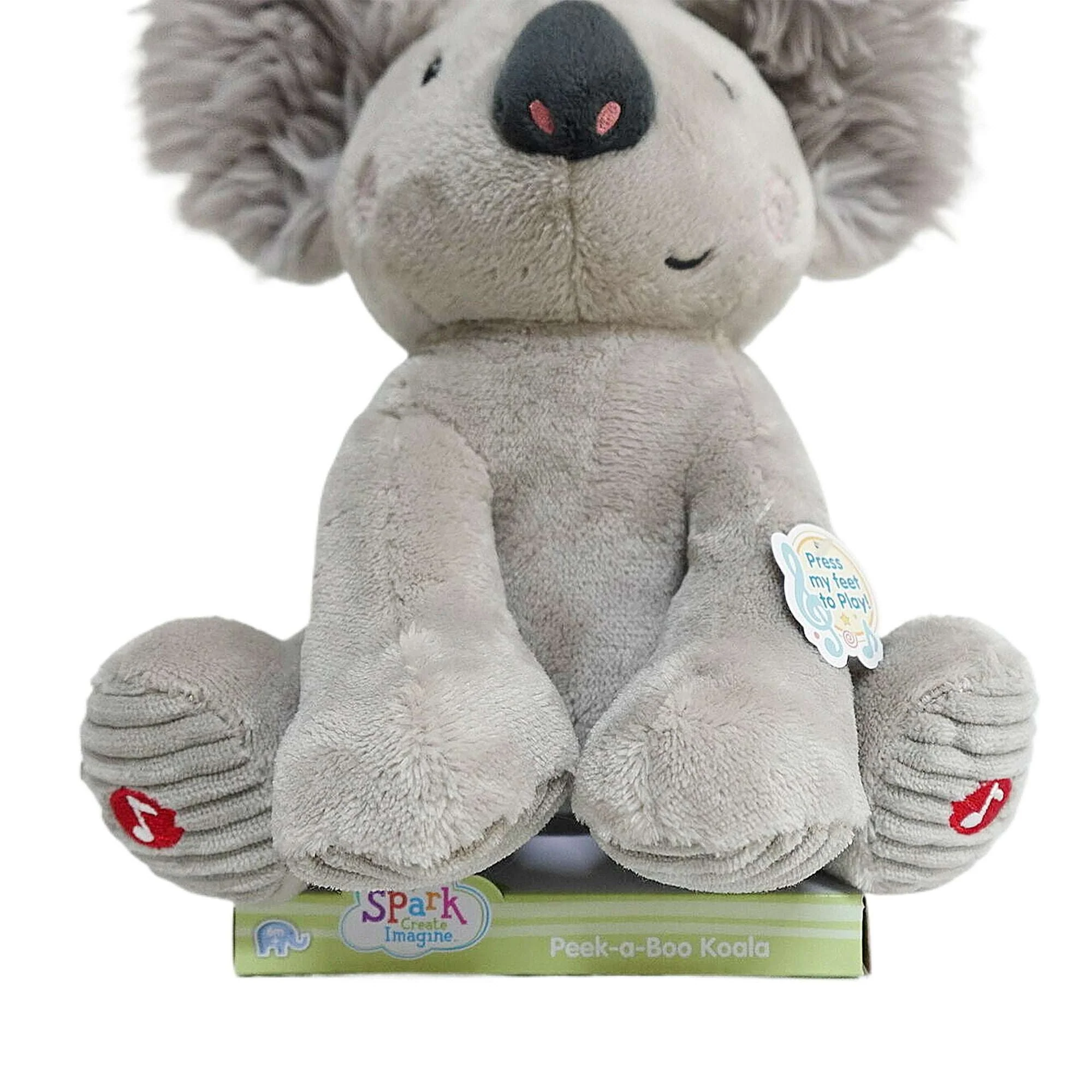 Spark Create Imagine Peek-a-Boo Grey Koala, for All Ages - Image 3