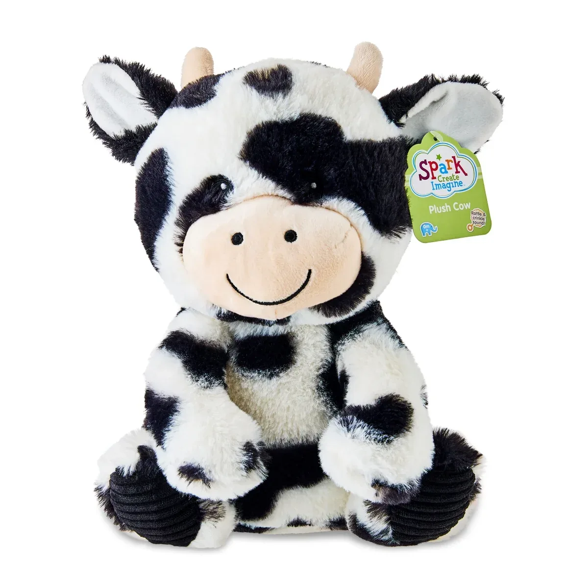 Spark Create Imagine Soft Bear Plush with Beans, 17 in, 0 Months+ - Image 12