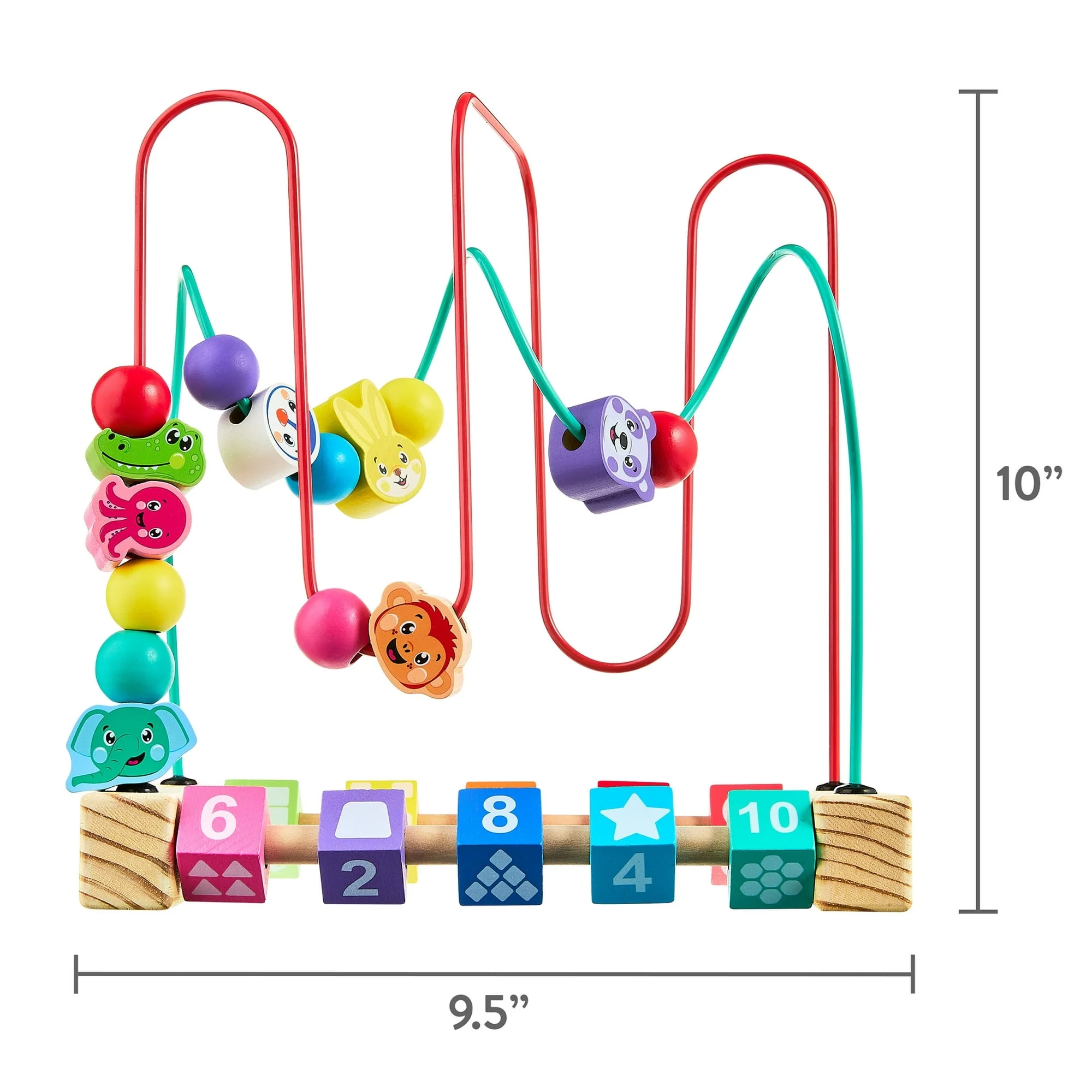 Spark Create Imagine Wooden Bead Maze Toy for Toddlers and Babies Aged 12 Months and Up - Image 2