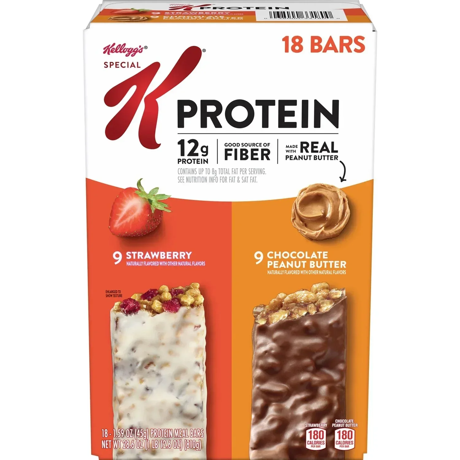 Special K Protein Bars, Variety Pack, 18 ct.