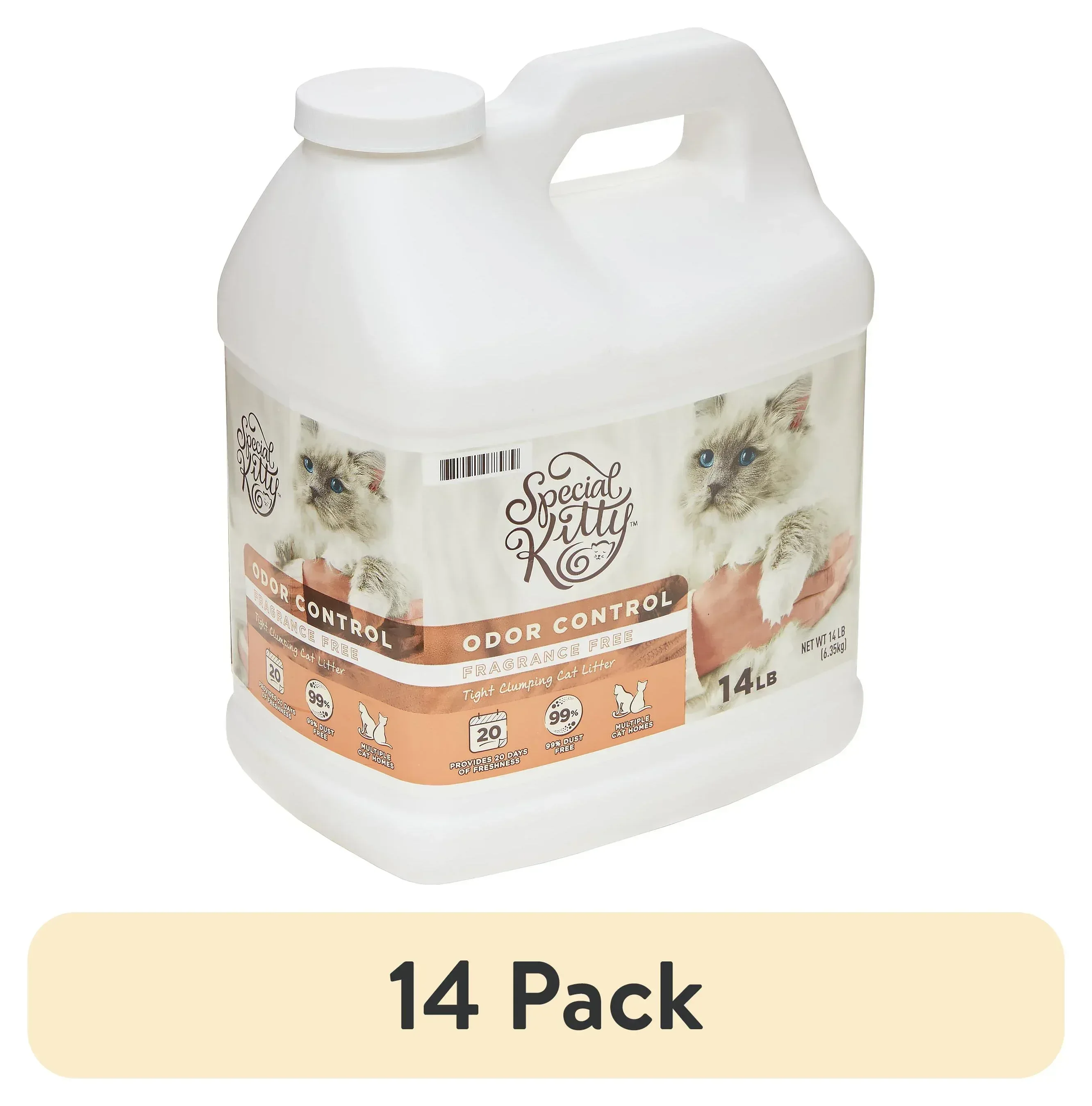 Special Kitty Scoopable Tight Clumping Cat Litter, Fragrance Free, 14 lb - Image 14