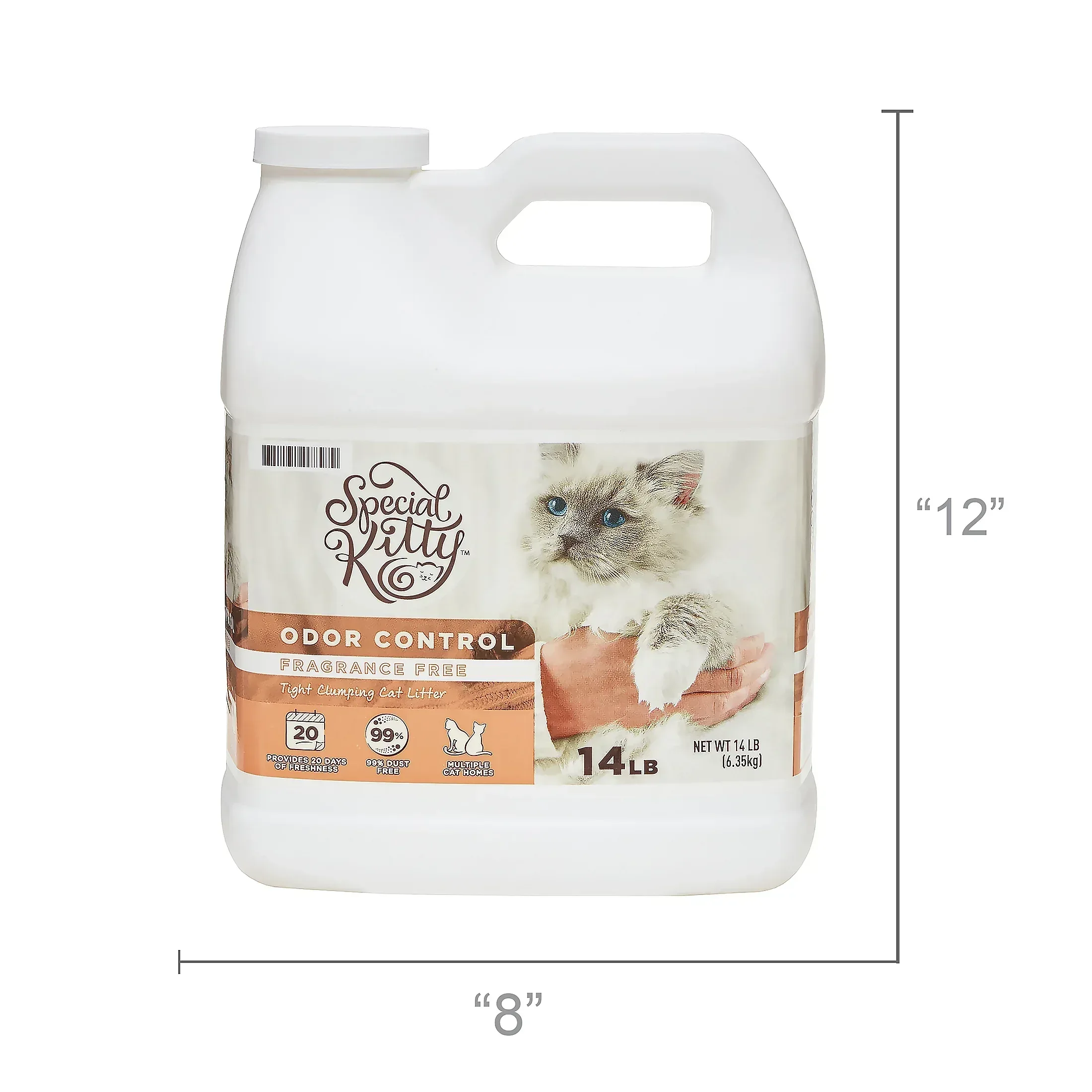 Special Kitty Scoopable Tight Clumping Cat Litter, Fragrance Free, 14 lb - Image 3