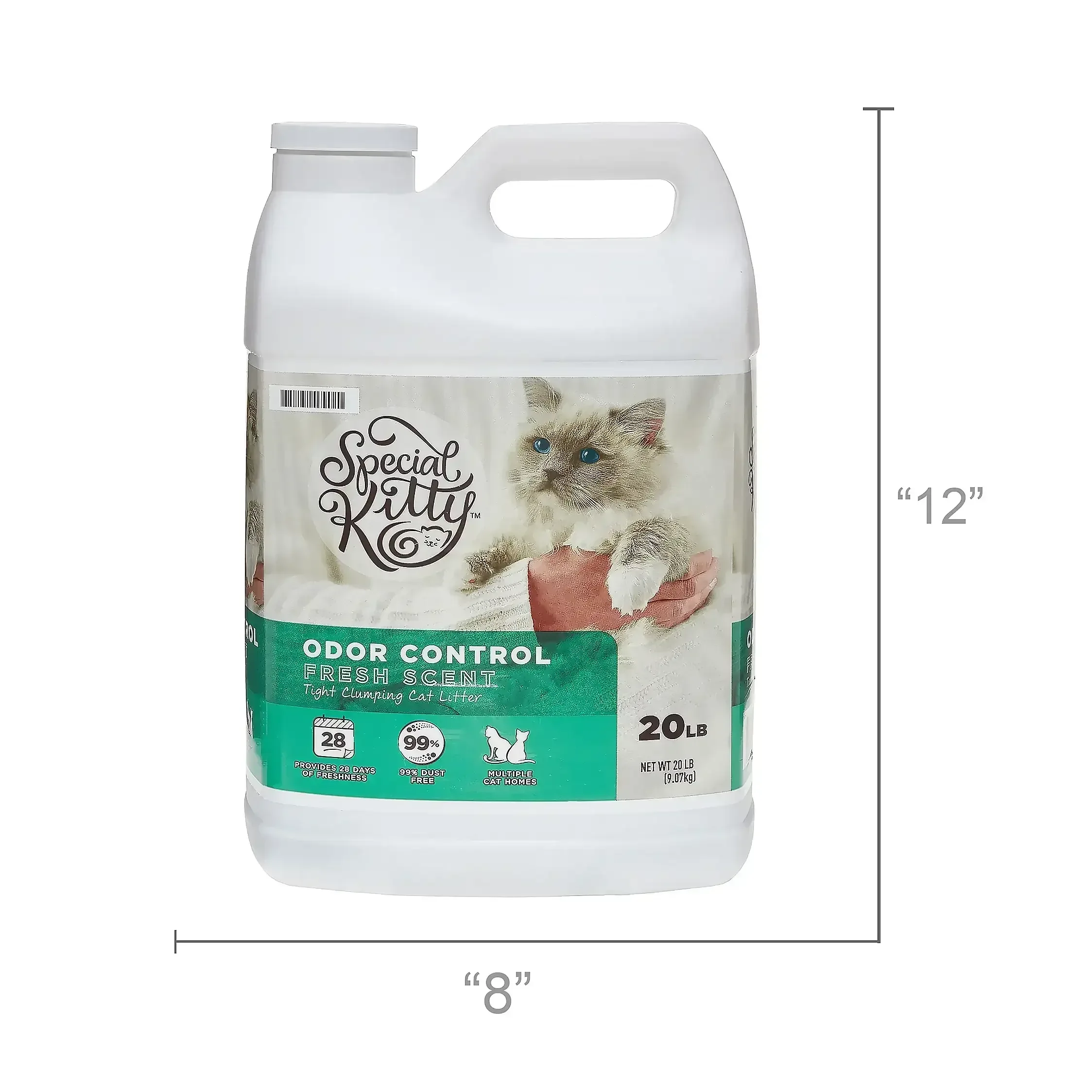 Special Kitty Scoopable Tight Clumping Cat Litter, Fresh Scent, 20 lb - Image 11