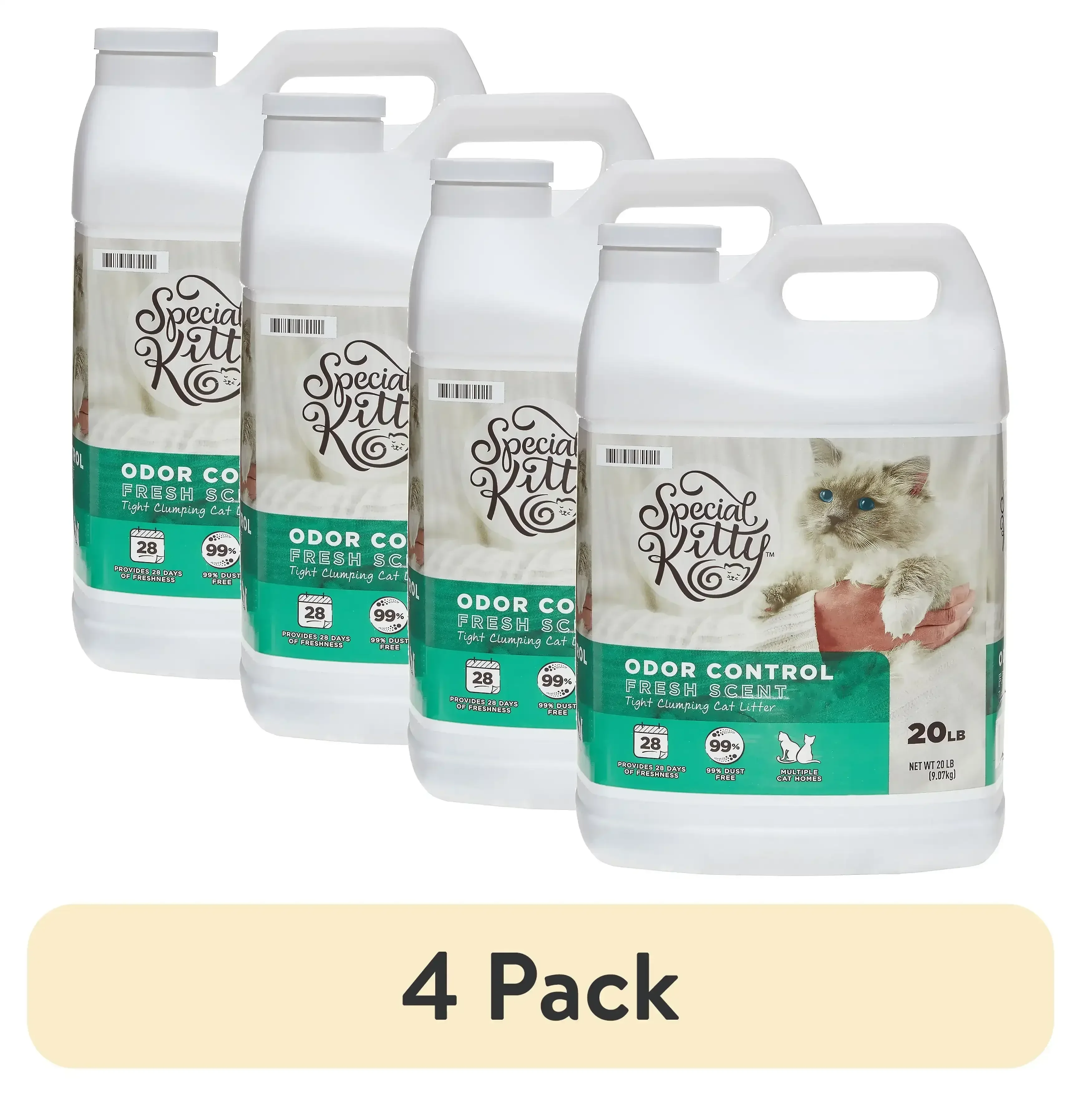 Special Kitty Scoopable Tight Clumping Cat Litter, Fresh Scent, 20 lb - Image 12