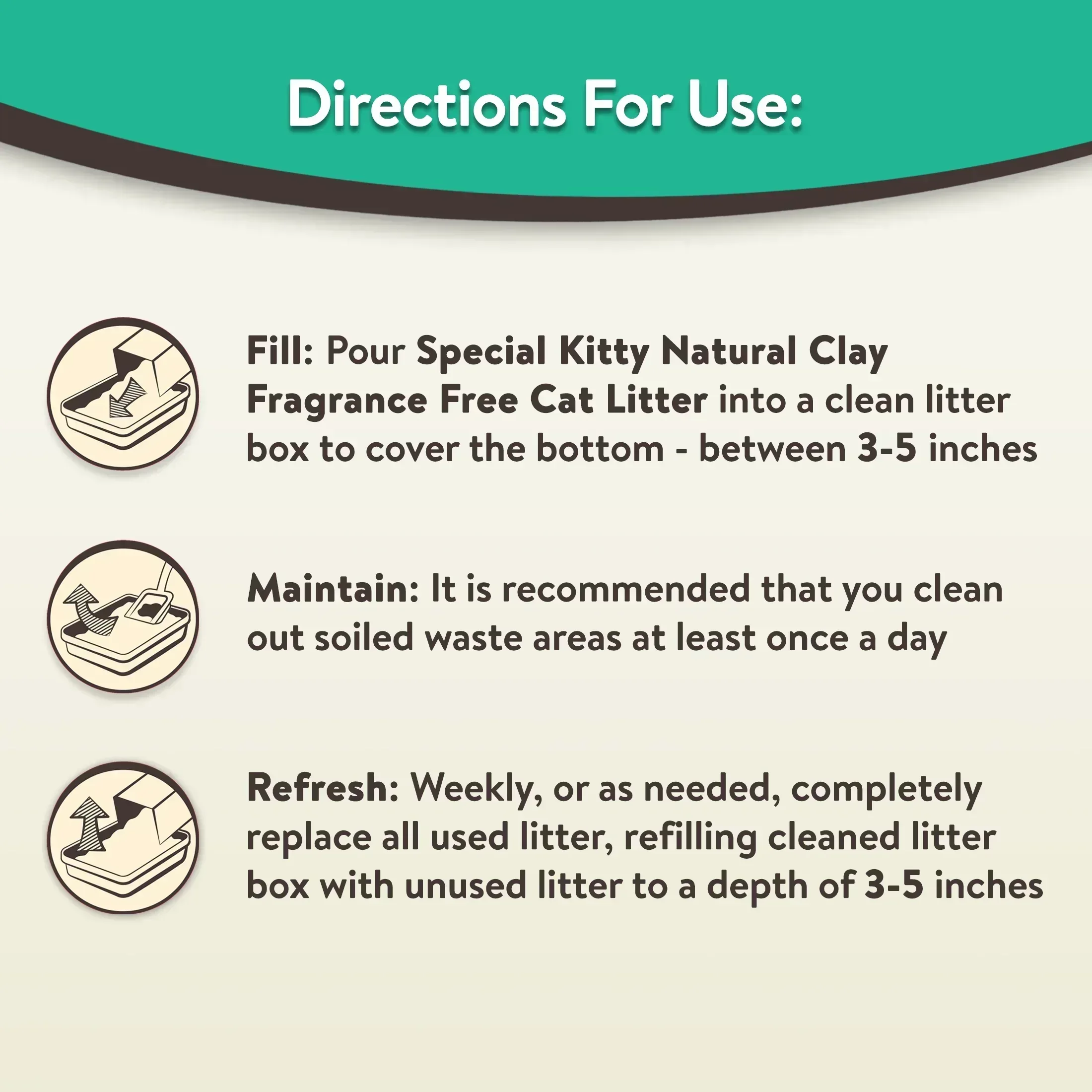 Special Kitty Scoopable Tight Clumping Cat Litter, Fresh Scent, 20 lb - Image 3