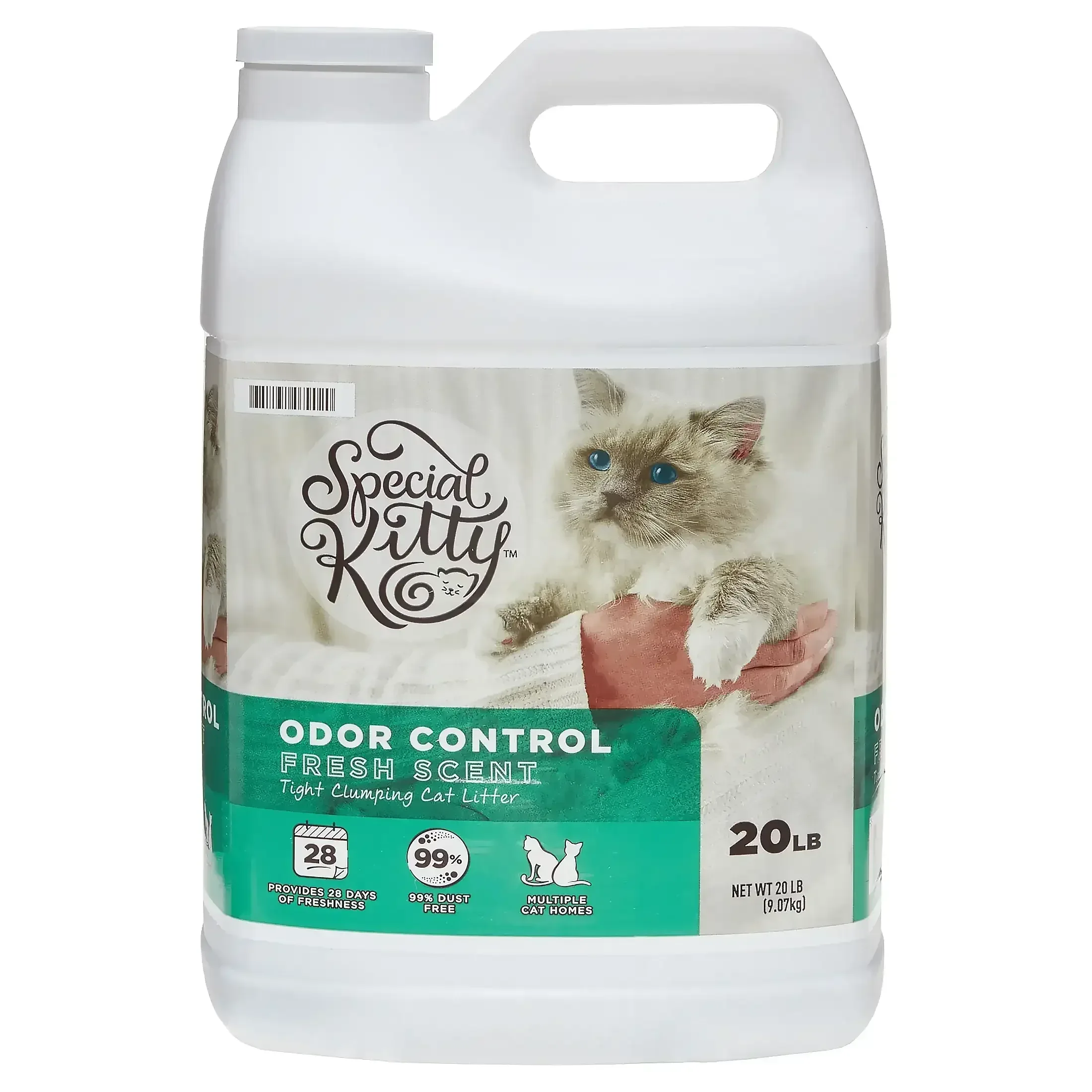 Special Kitty Scoopable Tight Clumping Cat Litter, Fresh Scent, 20 lb - Image 8