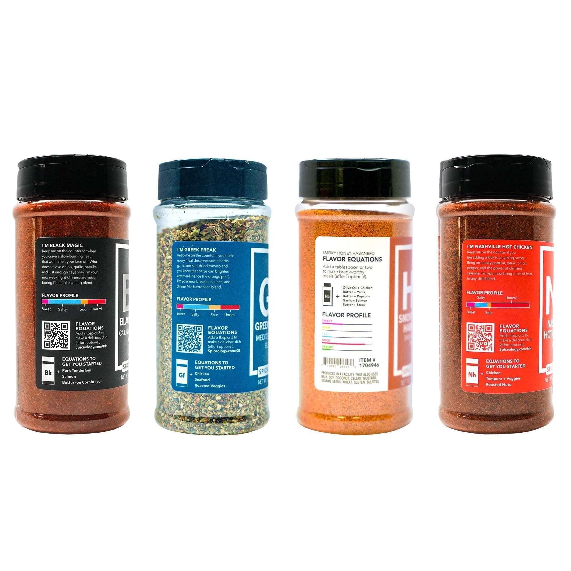 Spiceology Signature Seasonings 4-pack, 36 oz. Total - Image 2