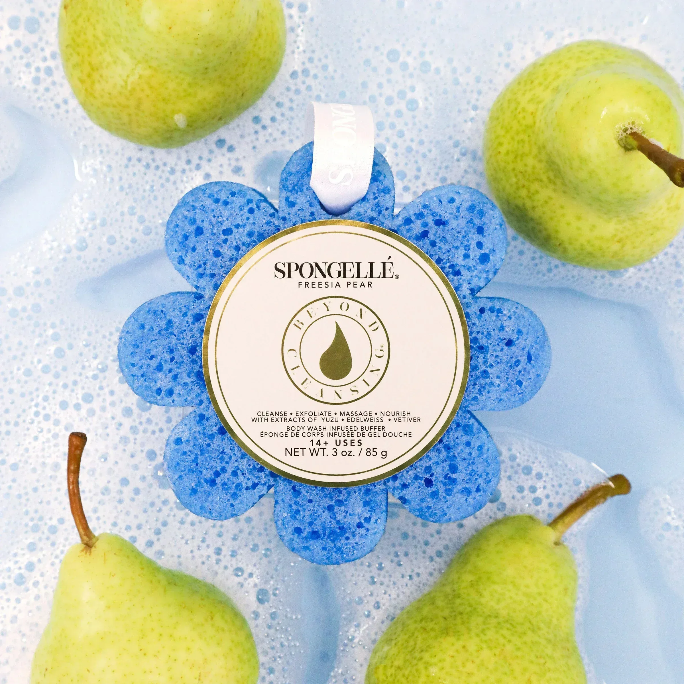 Spongelle Wild Flower Bath Sponge, 4-pack - Image 5