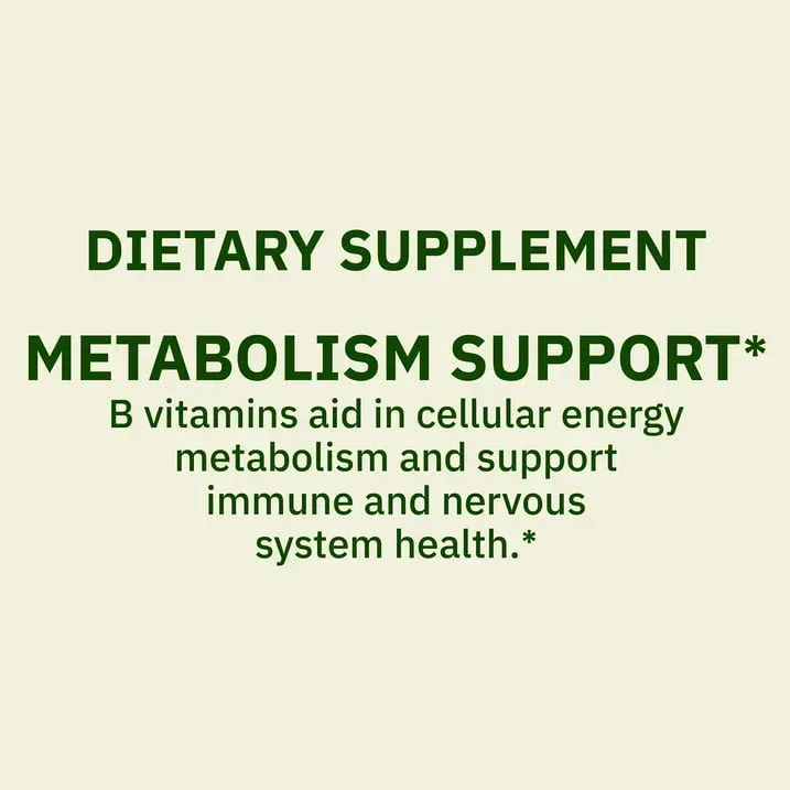 Spring Valley Super Vitamin B-Complex Dietary Supplement Tablets for Metabolism Support, 100 Count - Image 9
