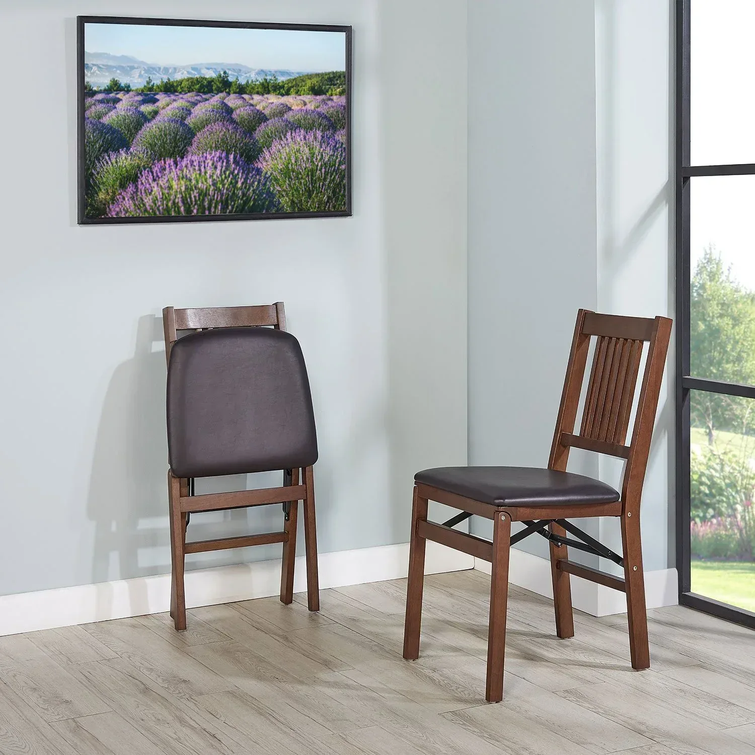 Stakmore Transitional Wood Folding Chair, 2 Pack - Image 6