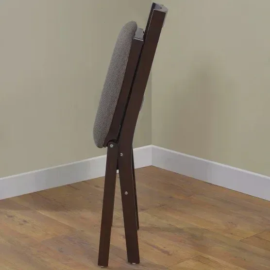 Stakmore Wood Upholstered Folding Chair, 2-pack - Image 12