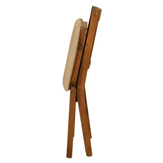 Stakmore Wood Upholstered Folding Chair, 2-pack - Image 9