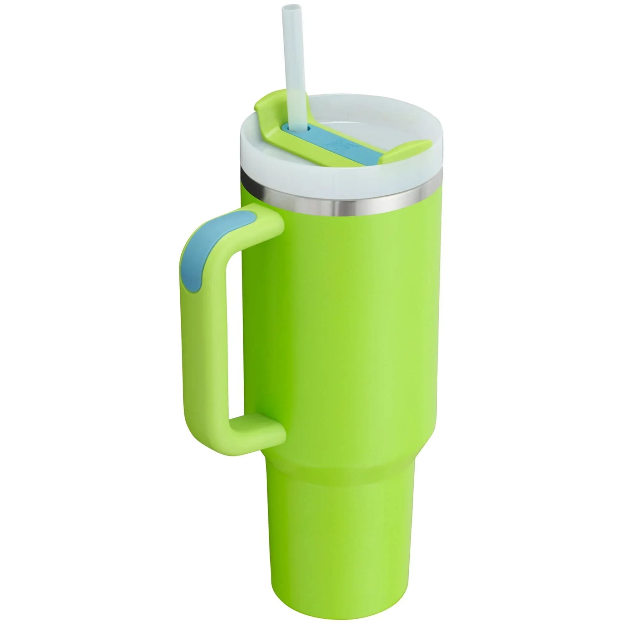 Stanley Quencher Flowstate 40oz Bright Lime Stainless Steel Tumbler - Image 2