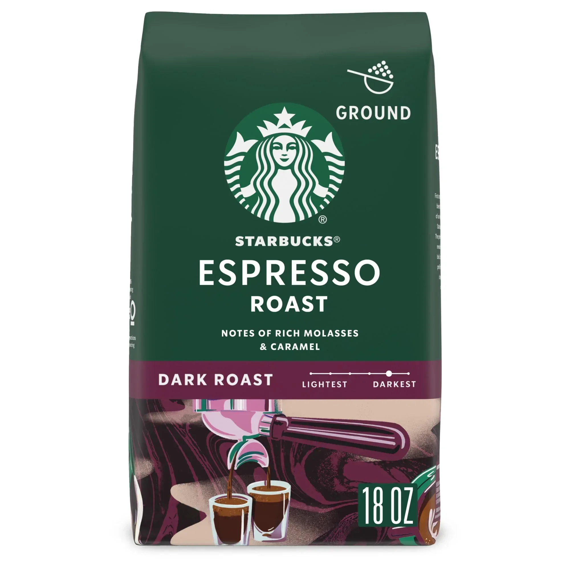 Starbucks Breakfast Blend, Ground Coffee, Medium Roast Hot or Iced Coffee, 18 oz - Image 10