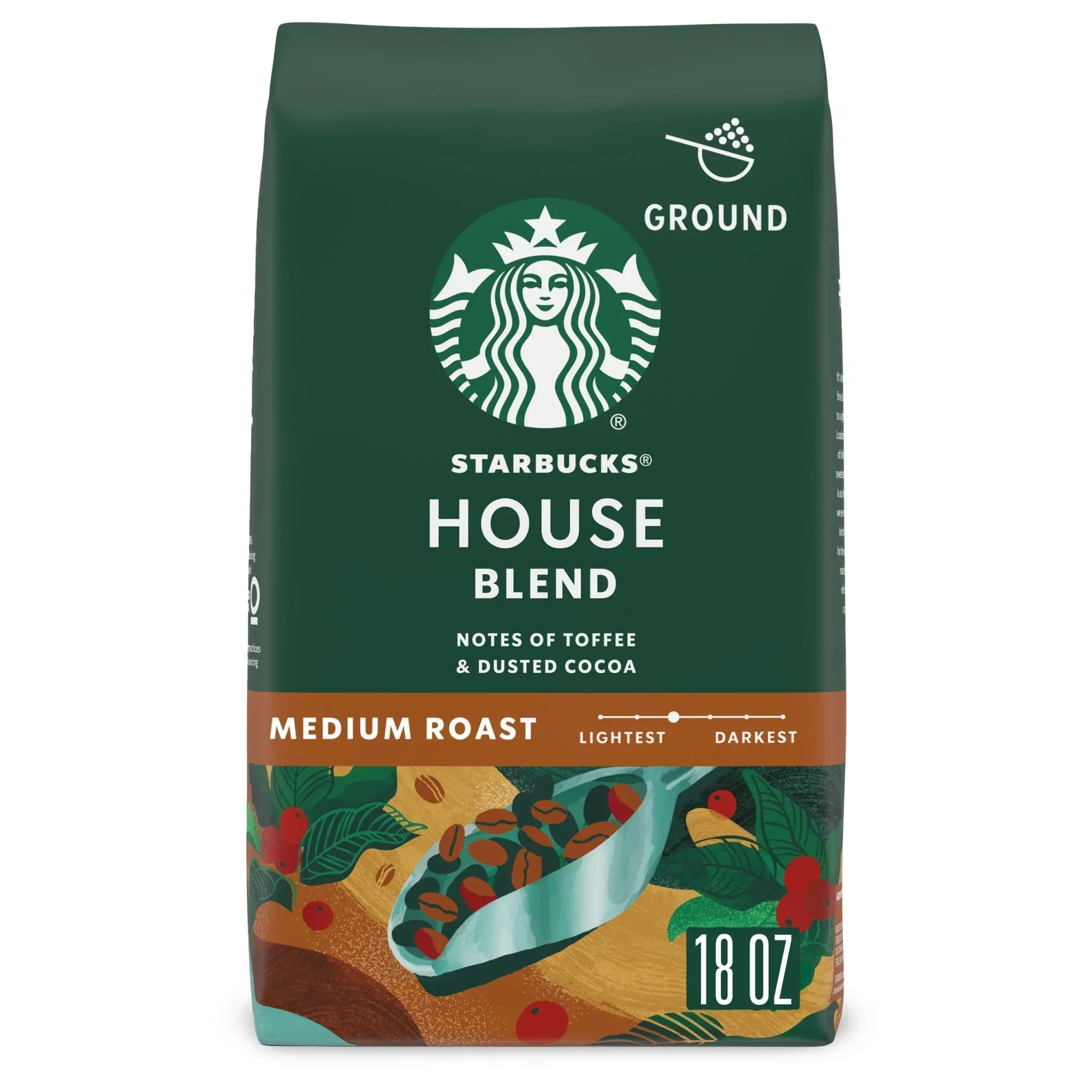 Starbucks Breakfast Blend, Ground Coffee, Medium Roast Hot or Iced Coffee, 18 oz - Image 12