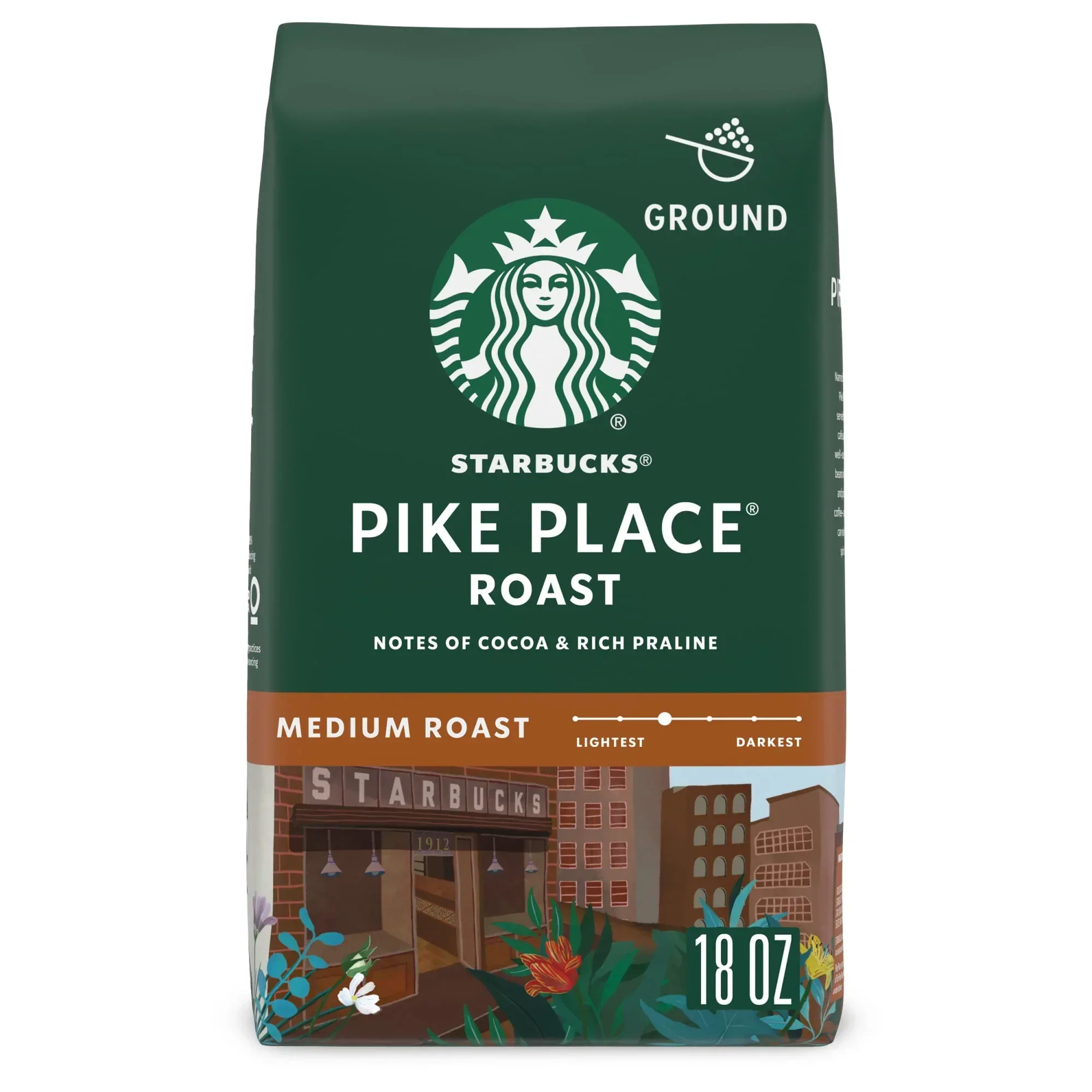 Starbucks Breakfast Blend, Ground Coffee, Medium Roast Hot or Iced Coffee, 18 oz - Image 14