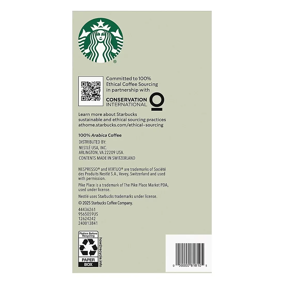 Starbucks by Nespresso Variety Pack, Pods, 60 ct. - Image 4