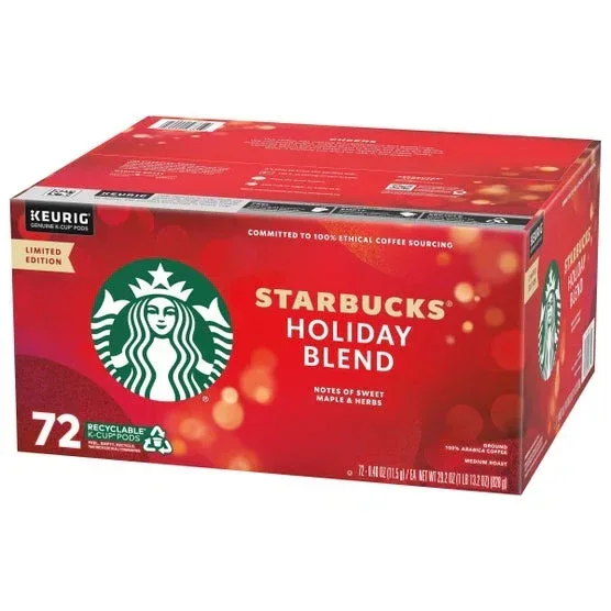 Starbucks Coffee Holiday Blend K-Cup Pod, 72-count - Image 4
