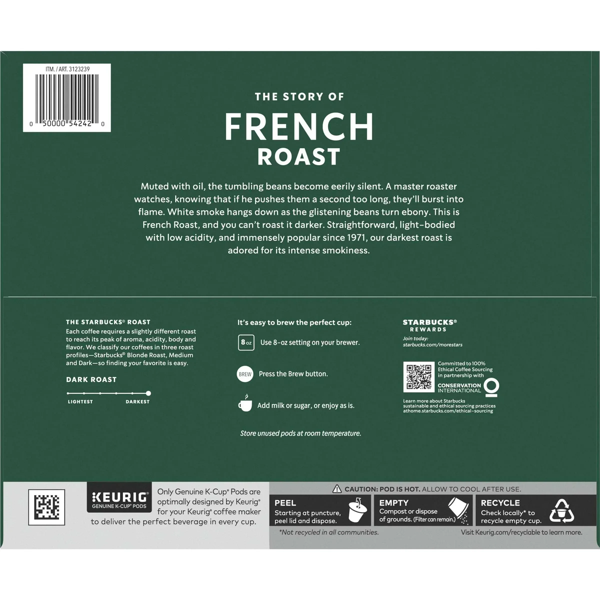 Starbucks Dark French Roast K-Cup, 72-count - Image 4