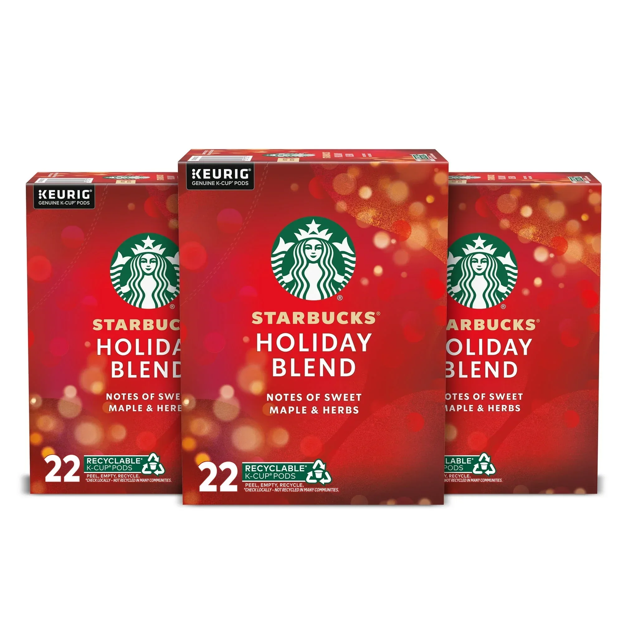 Starbucks Holiday Blend, Medium Roast Coffee, Keurig K-Cup Coffee Pods, 22 Count - Image 6