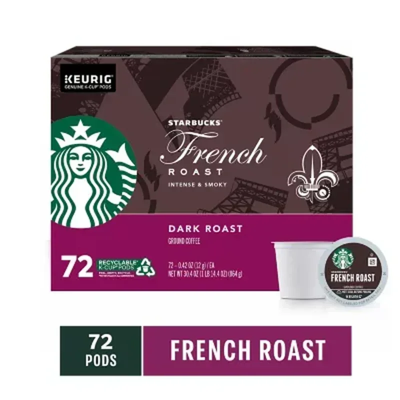 Starbucks K-Cup Coffee Pods, French Roast (72 Ct.) - Image 2
