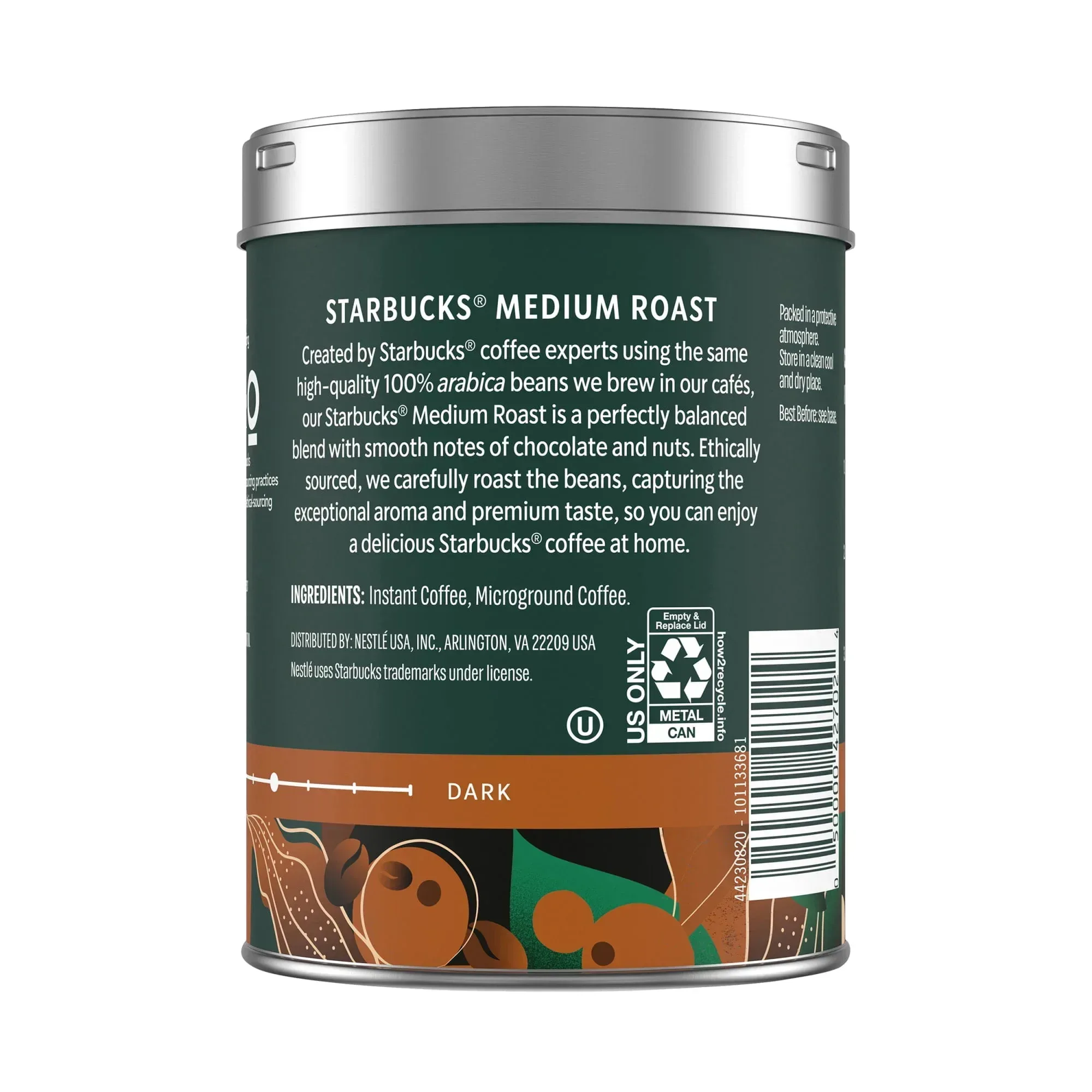 Starbucks Premium Instant Coffee, Medium Roast Coffee, Arabica Beans, 3.17 oz - Image 6
