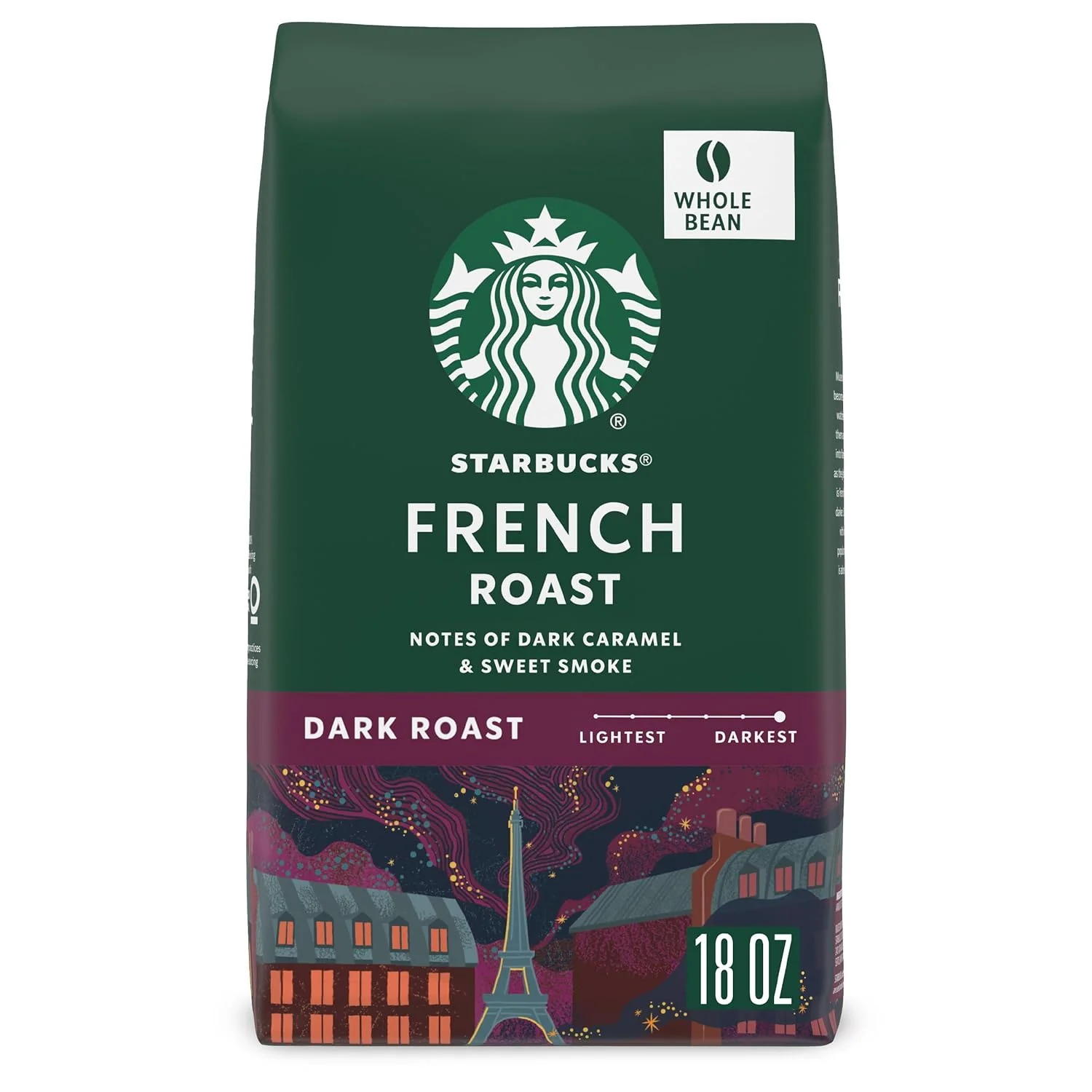 Starbucks Whole Bean Coffee, Dark Roast Coffee, French Roast, 100% Arabica, 1 bag (28 oz) - Image 9
