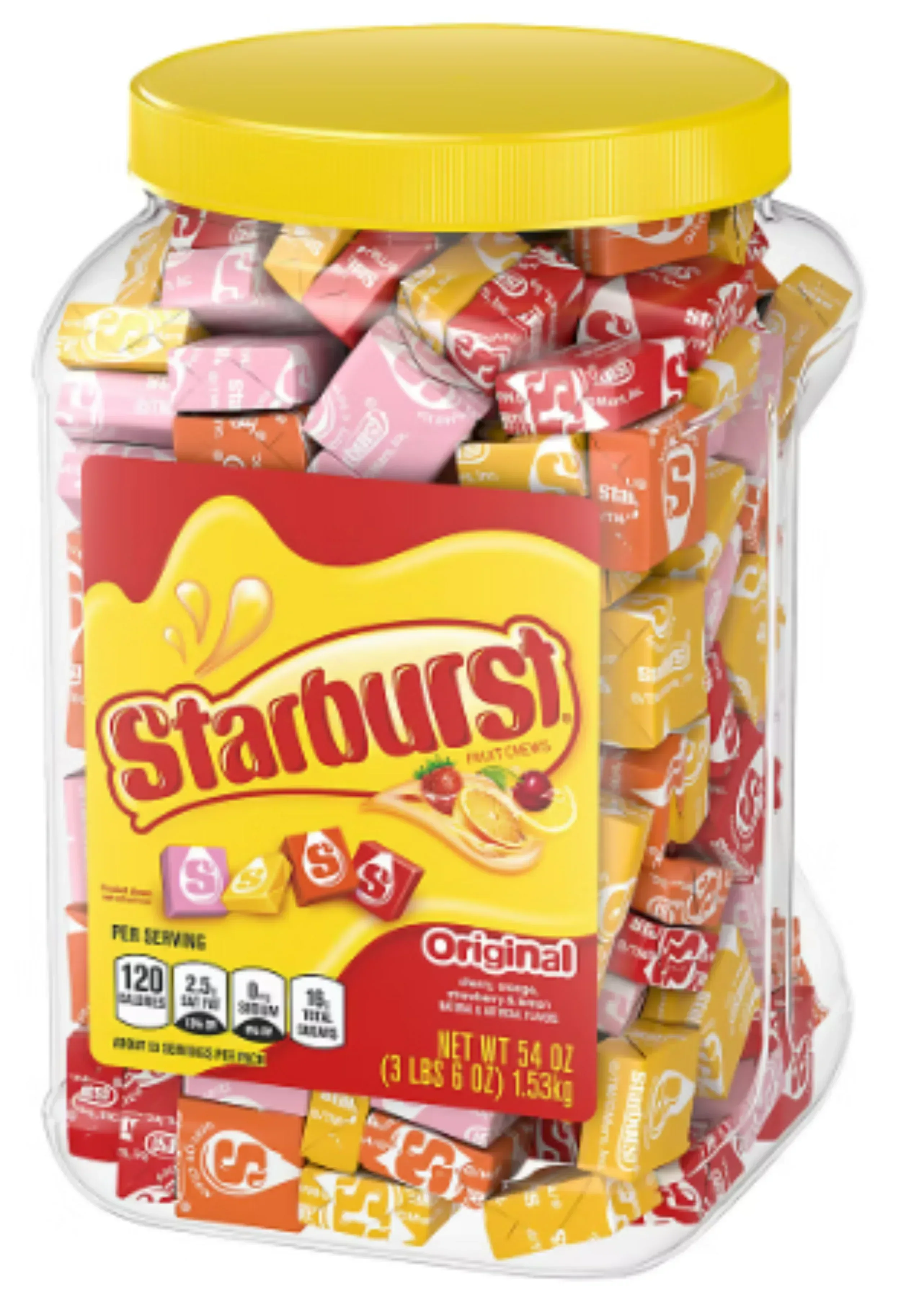 Starburst Original Fruity Chewy Candy Bulk Jar, 54 oz. - Image 10