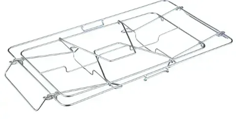 Sterno Folding Wire Chafing Rack, Standard Size, Silver - Image 3