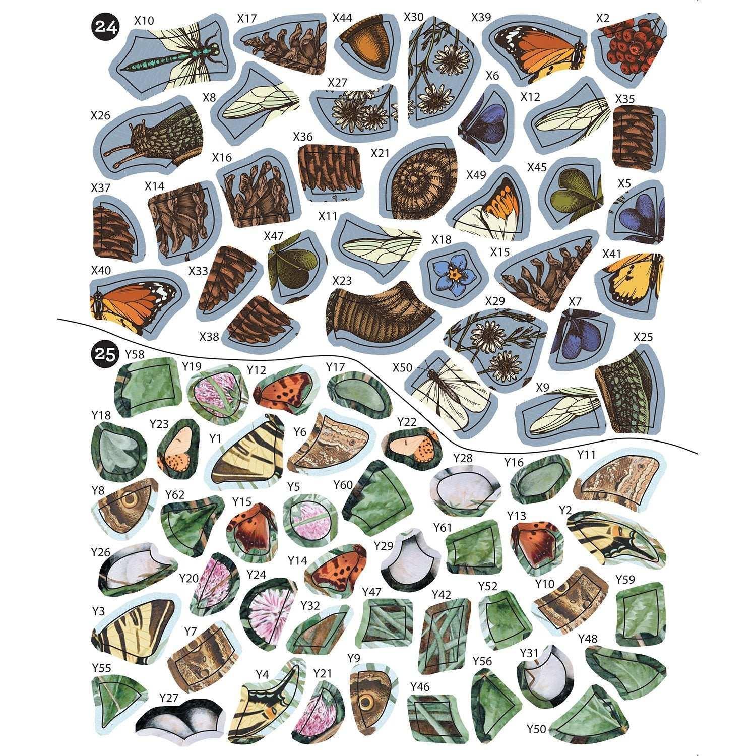 Sticker By Number: Vintage Forest, Paperback - Image 3