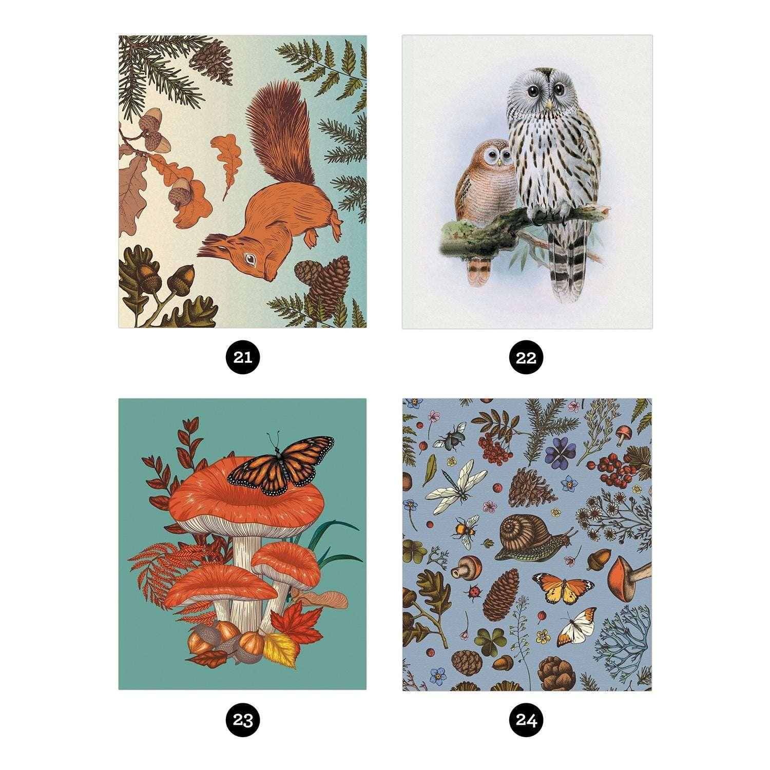 Sticker By Number: Vintage Forest, Paperback - Image 4